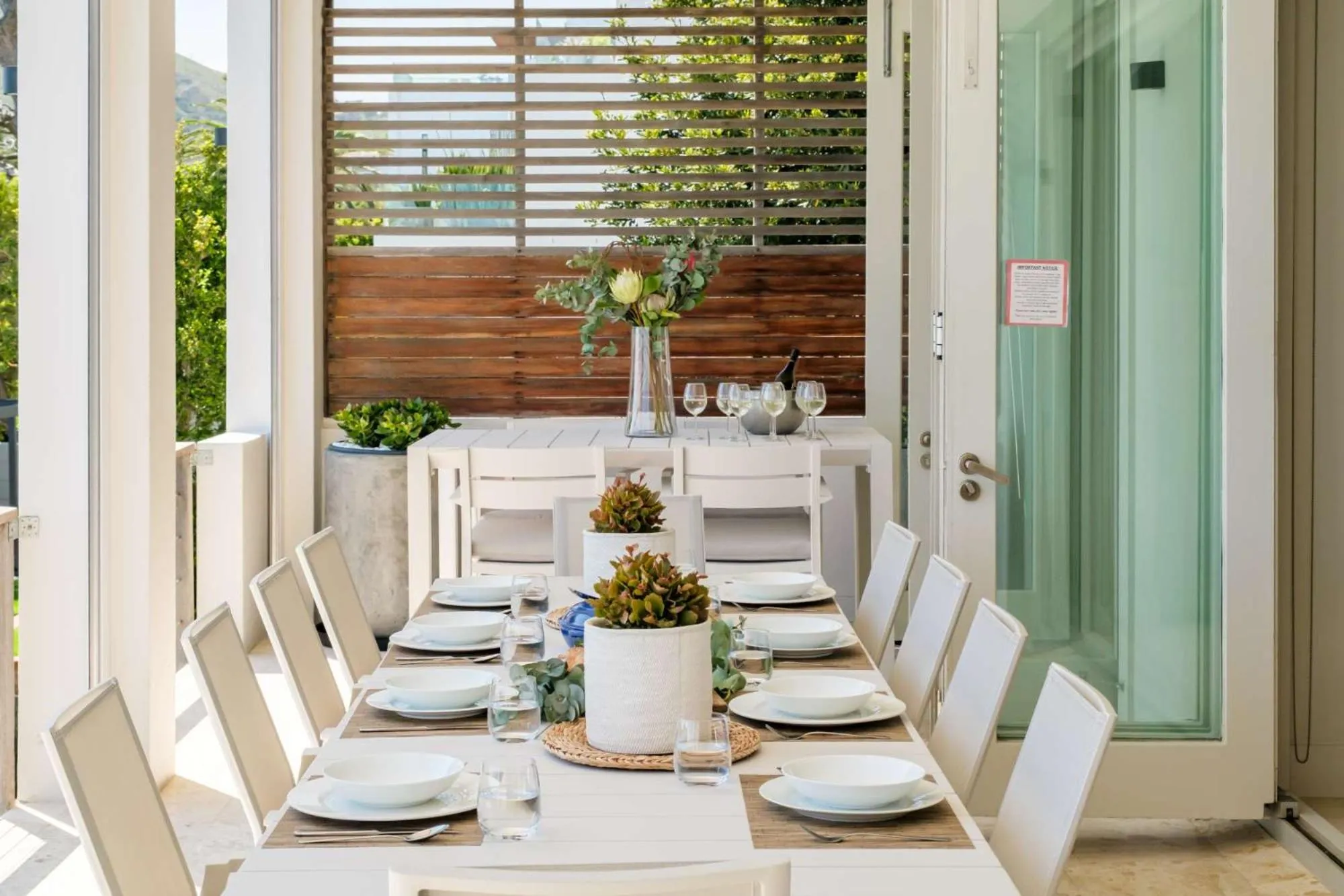 Patio in Villa Olivier