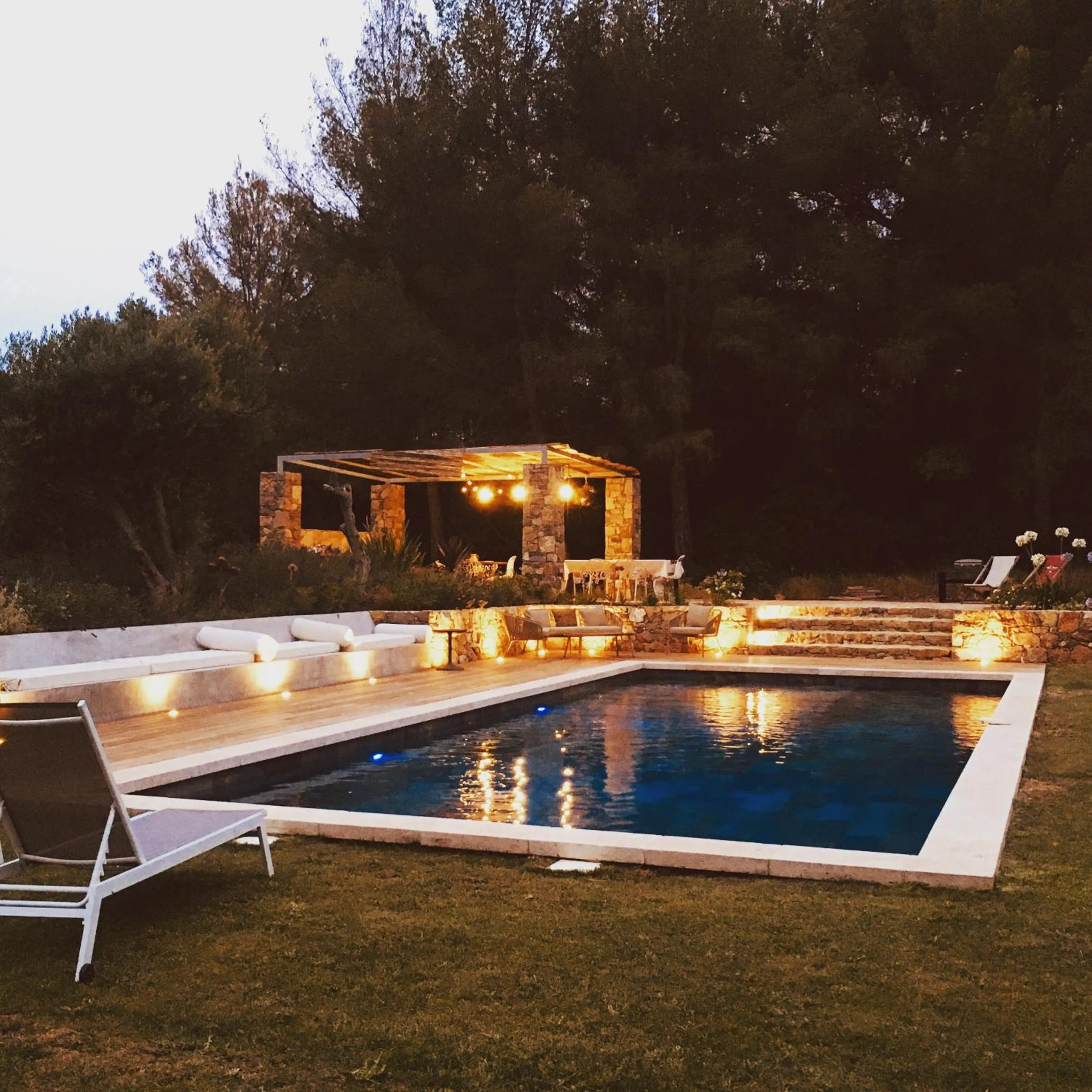 Pool view in Bastide Sainte Trinide