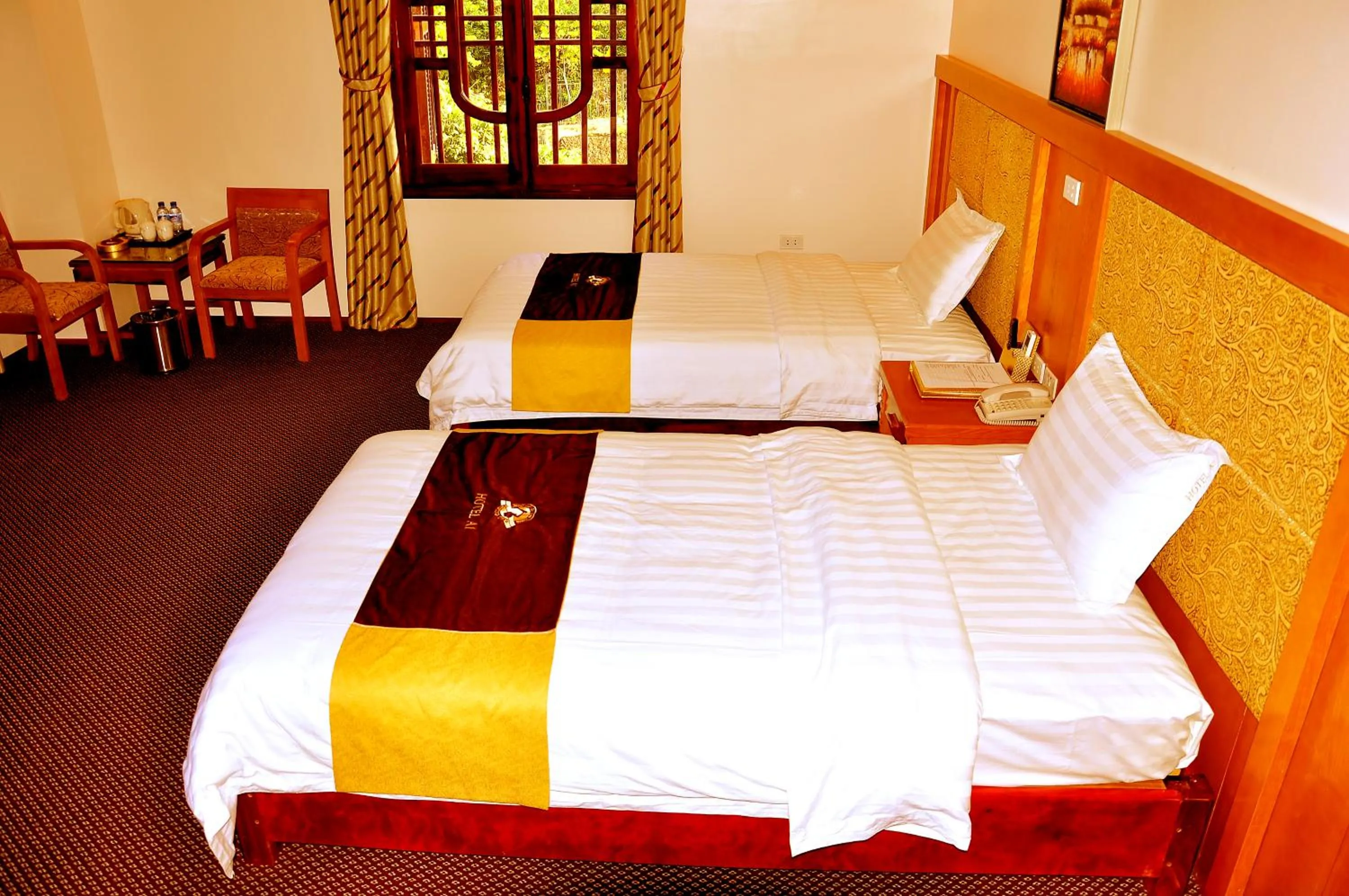 Bed in A1 Hotel - Dien Bien Phu
