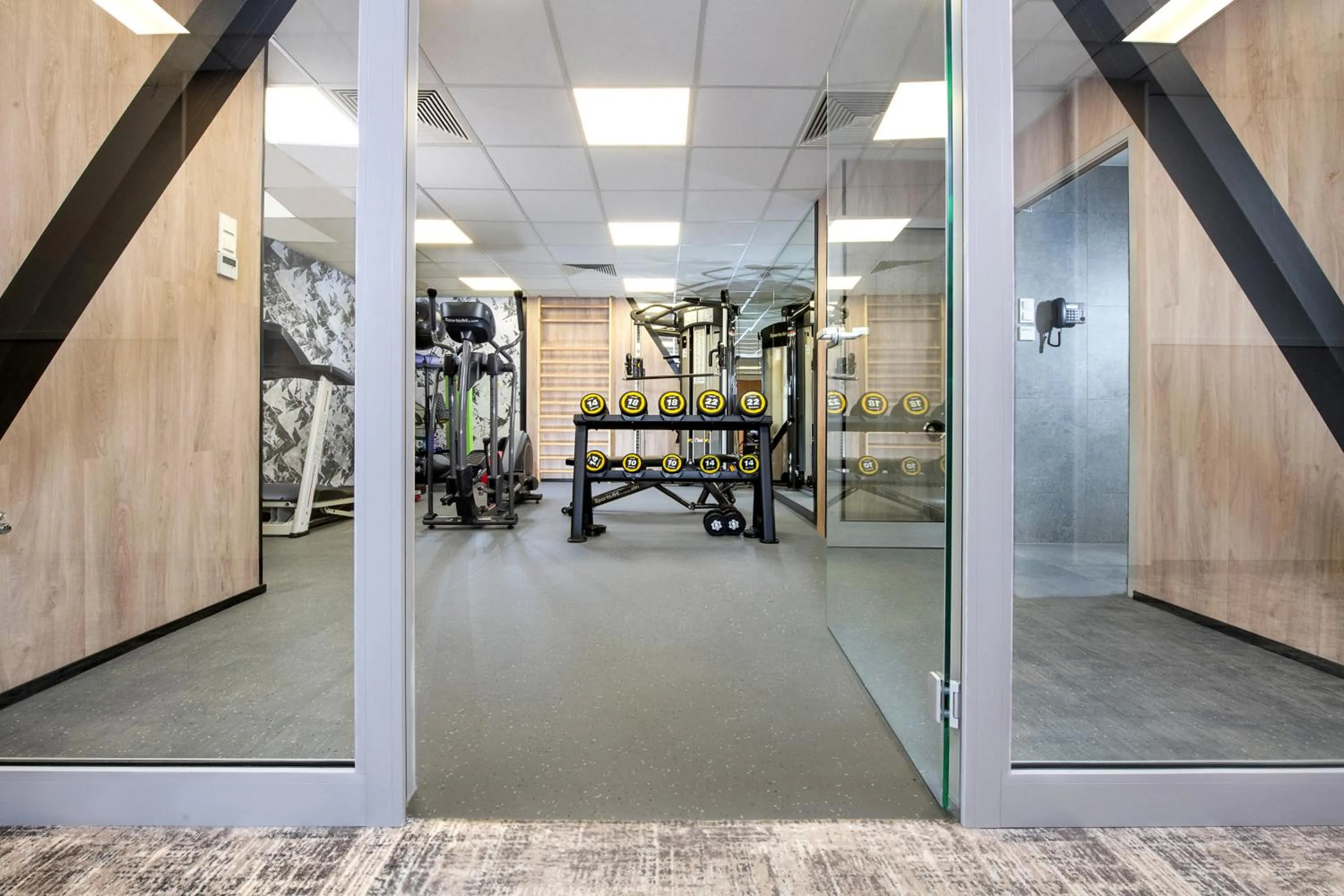 Fitness centre/facilities in Hotel Great Polonia Kraków Airport