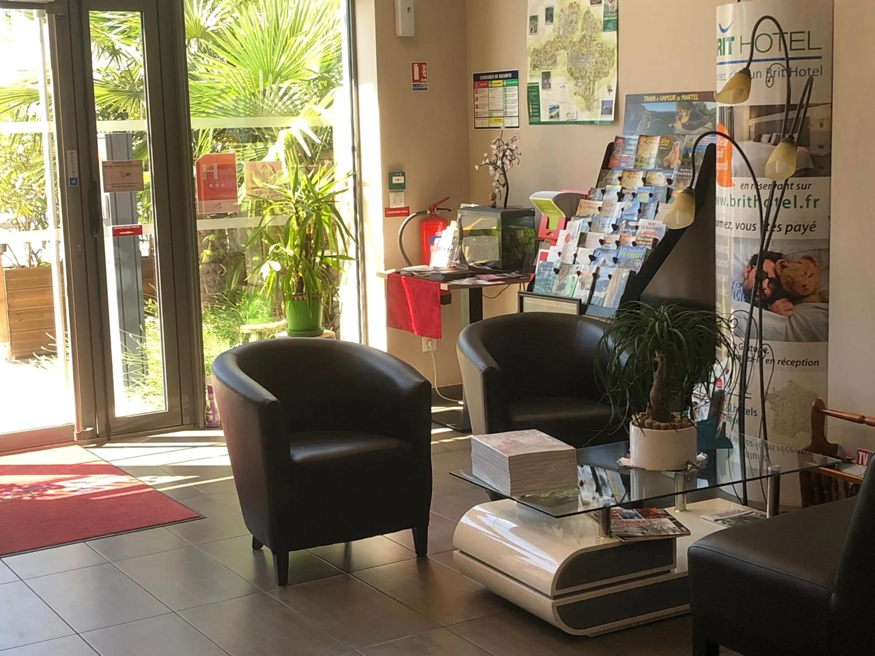 Lobby or reception in Brit Hotel Brive La Gaillarde - Restaurant La Limousine
