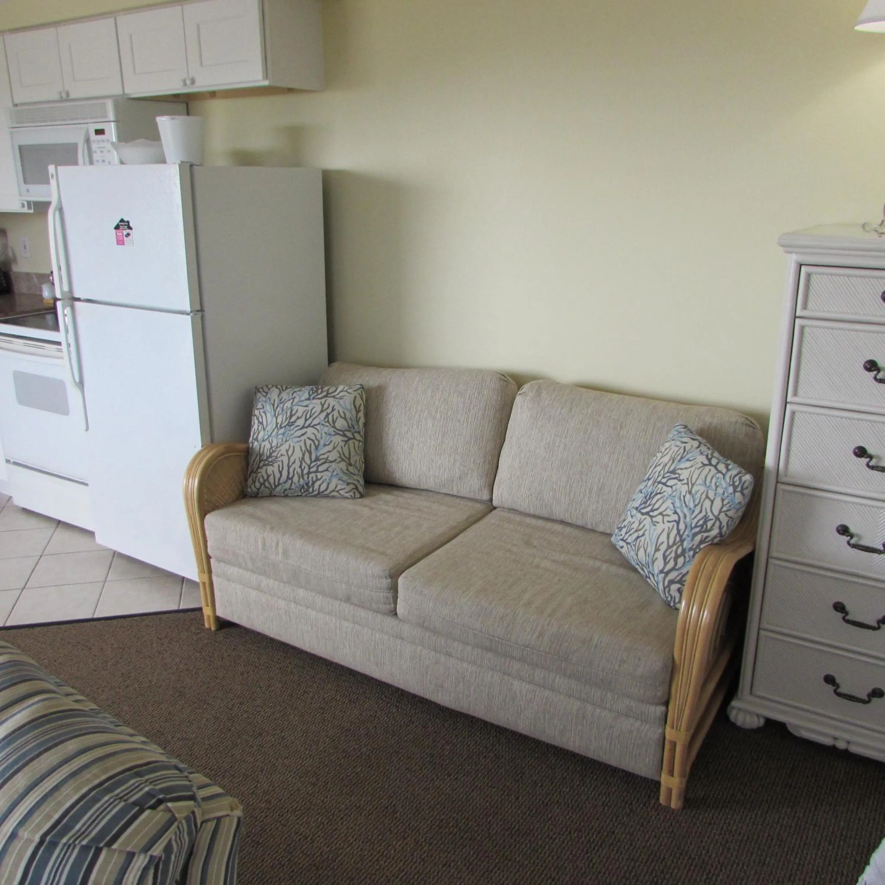 Seating area in Edison Beach House