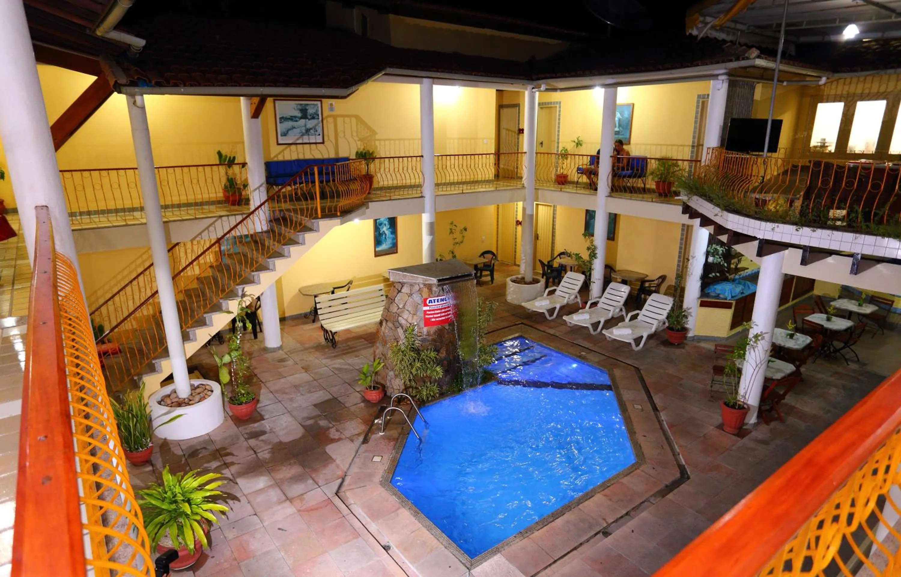 Pool view in Marlim Porto Hotel