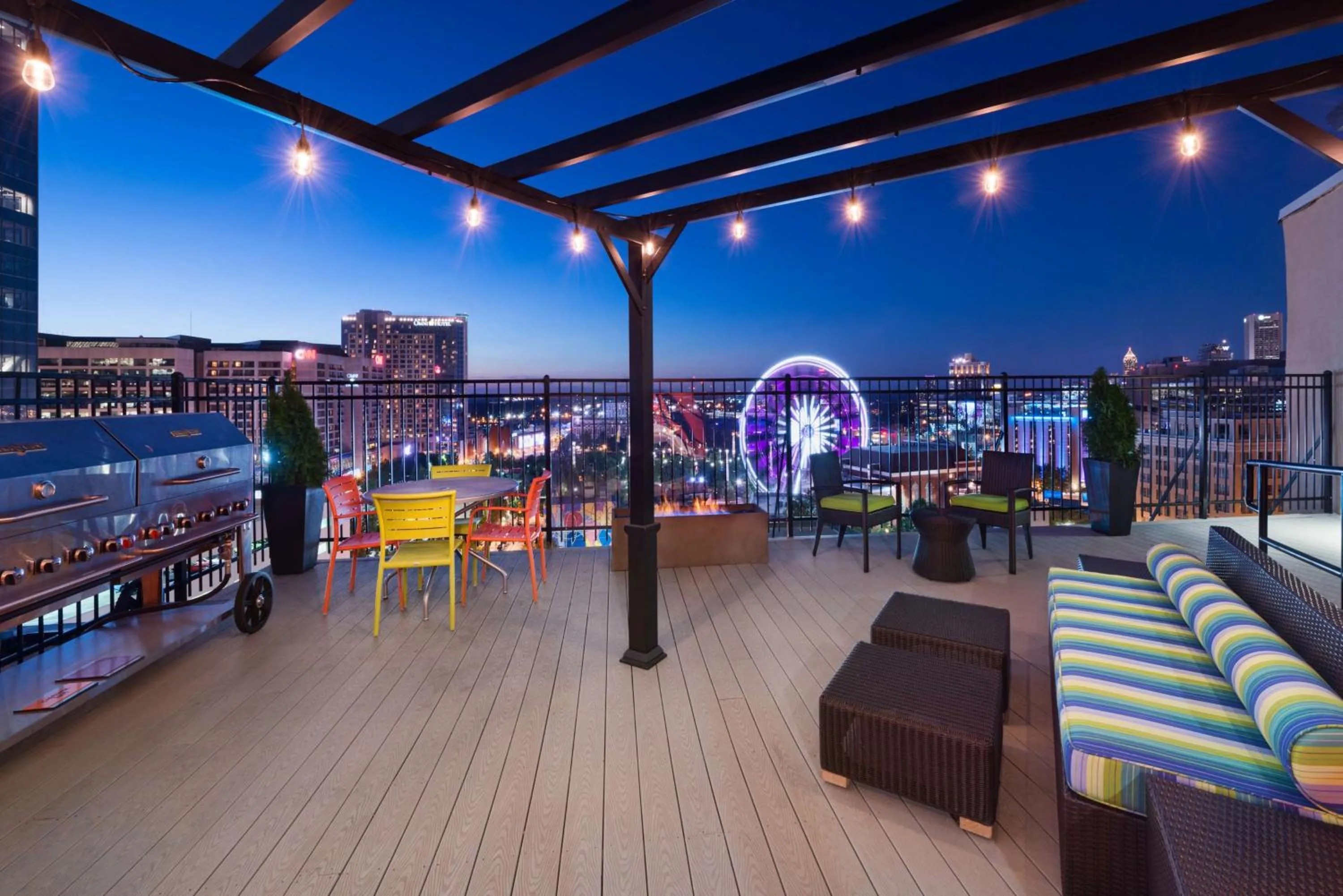 Patio in Home2 Suites by Hilton Atlanta Downtown