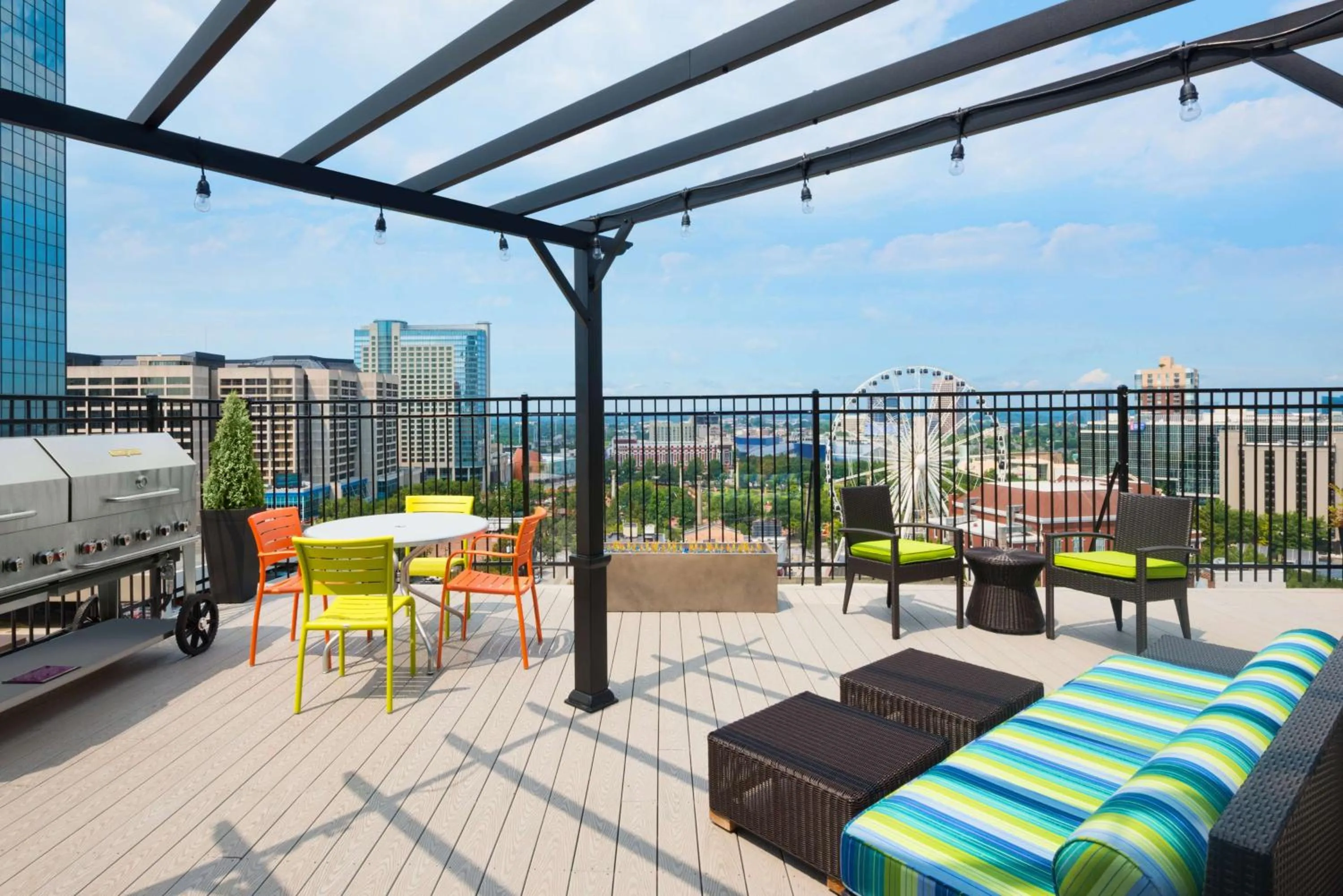 Patio in Home2 Suites by Hilton Atlanta Downtown