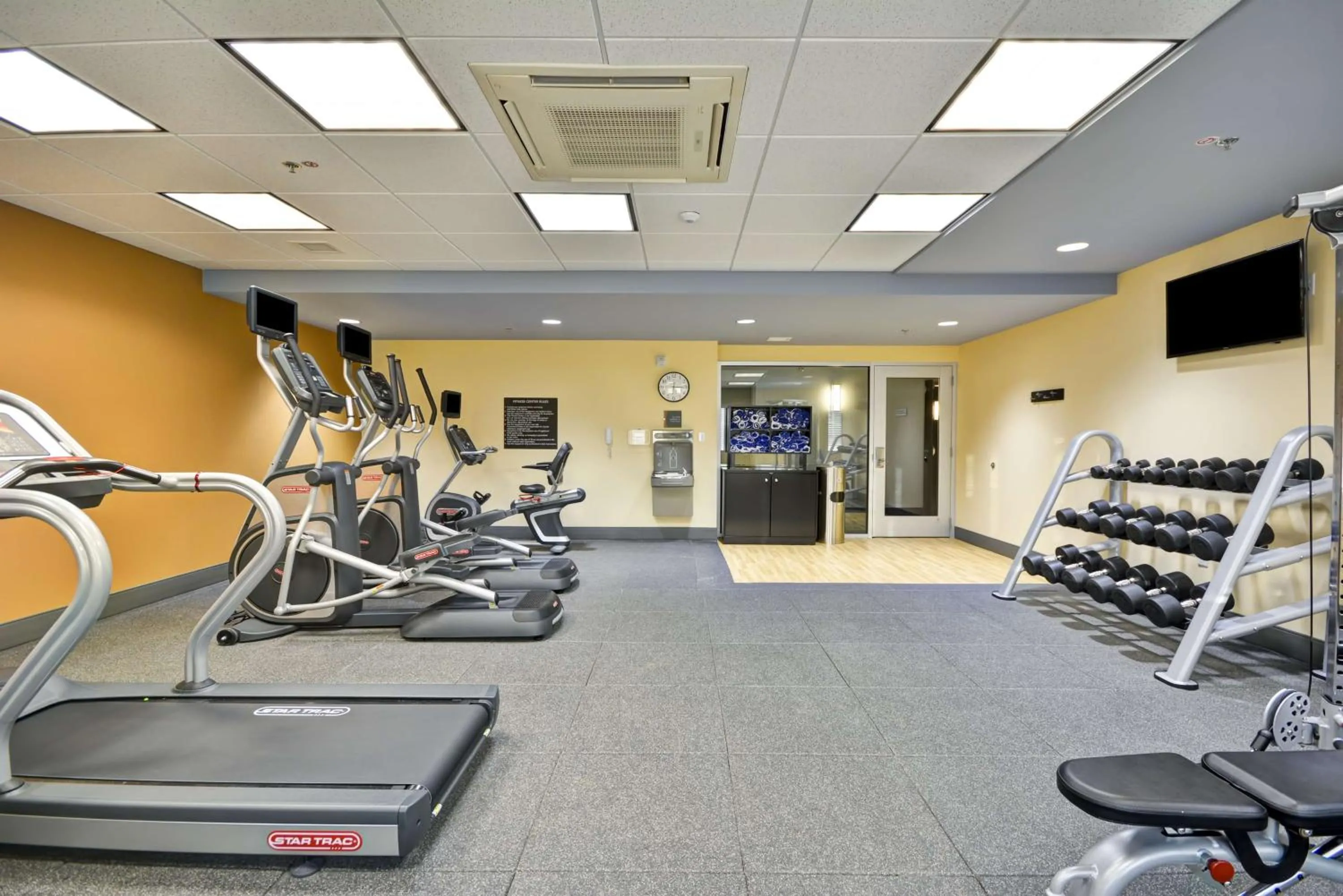 Fitness centre/facilities in Homewood Suites by Hilton Birmingham Downtown Near UAB
