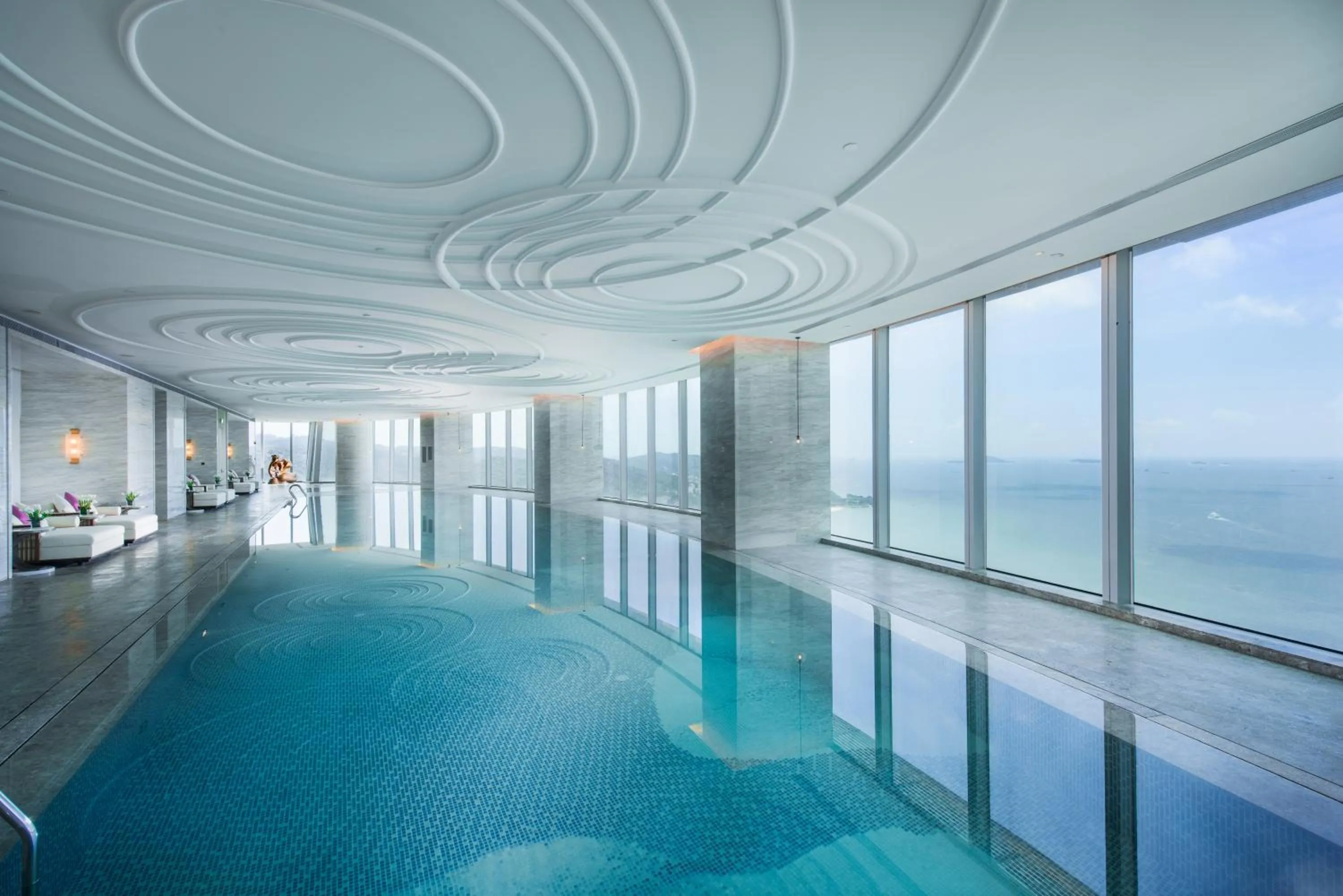 Swimming pool in Conrad Xiamen