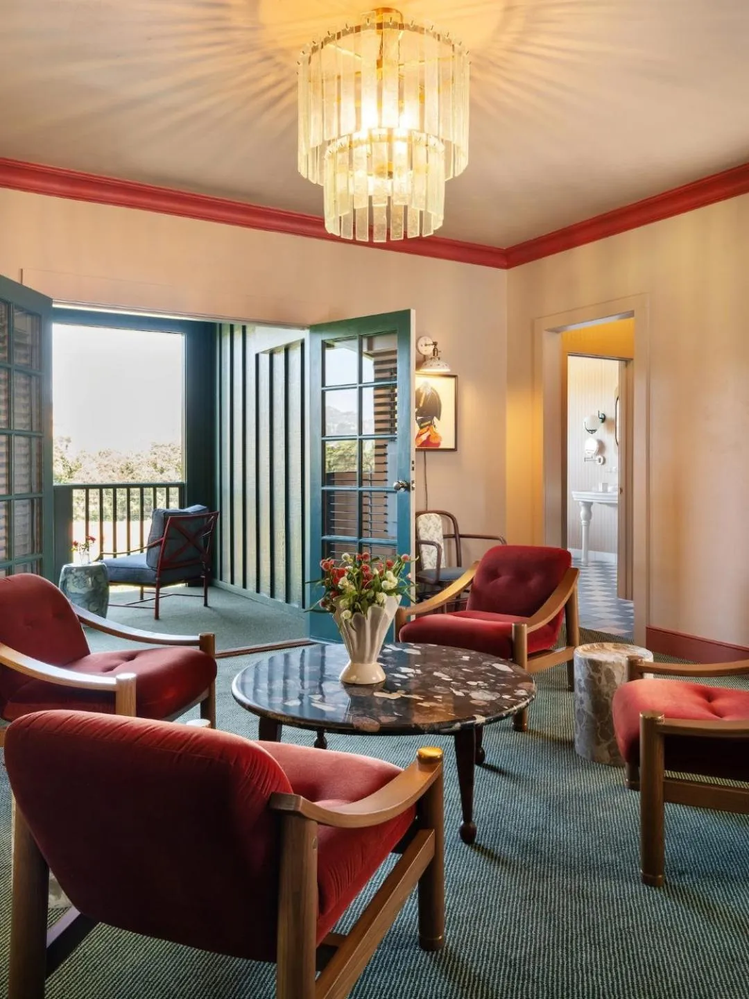 Seating area in Le Petit Pali St Helena