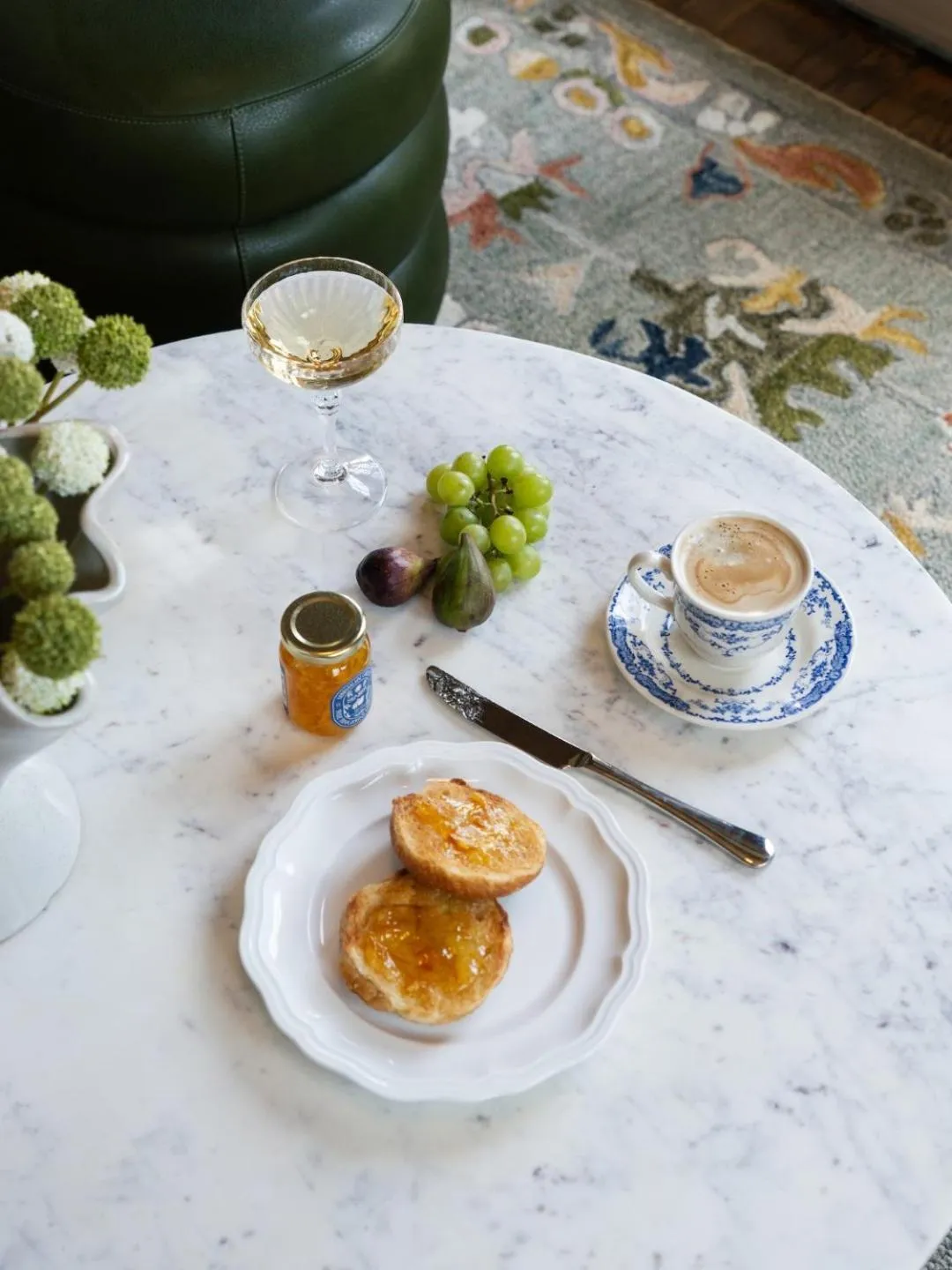 Continental breakfast in Le Petit Pali St Helena