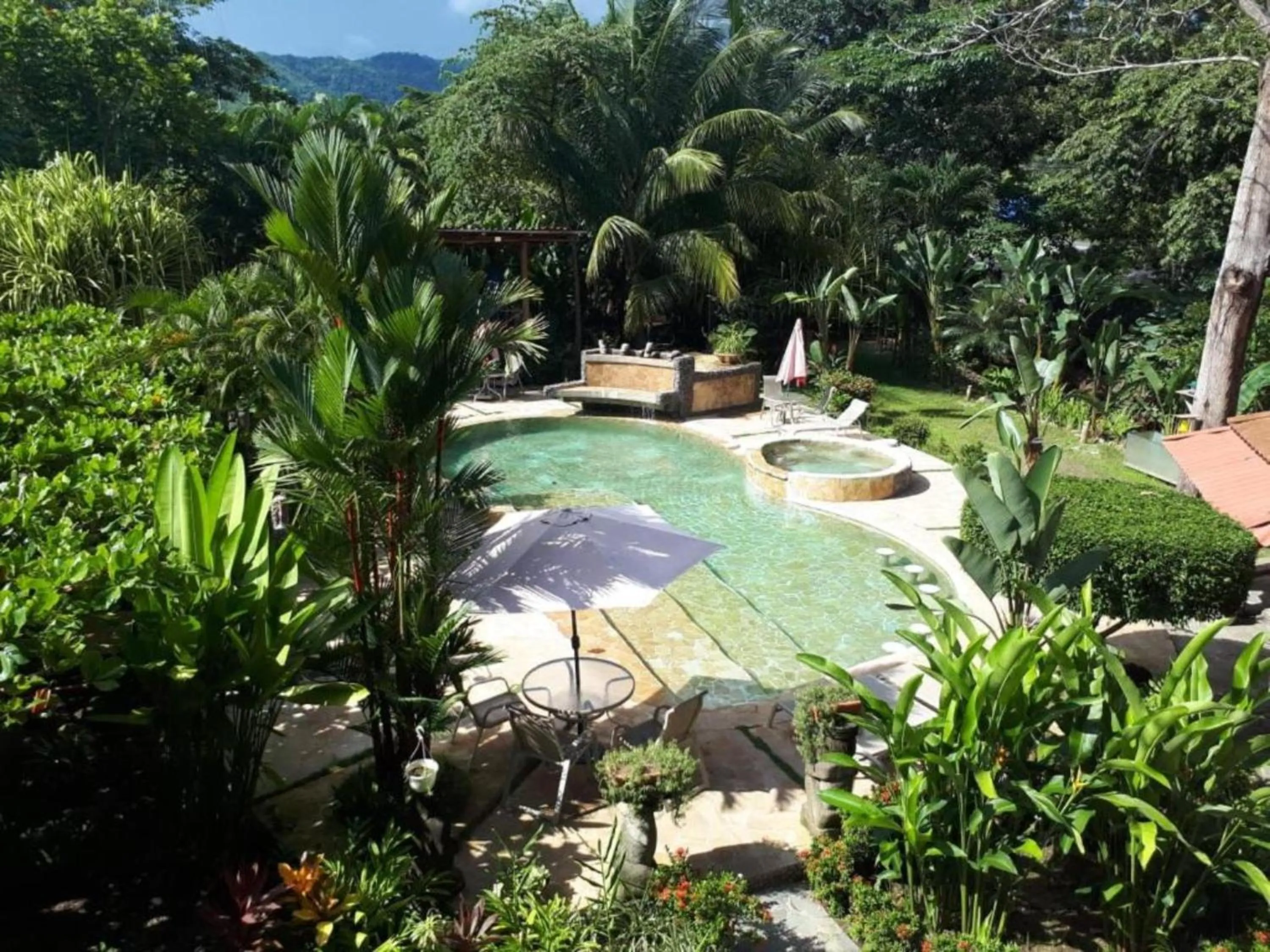 Pool view in Pacifico Loft Hotel