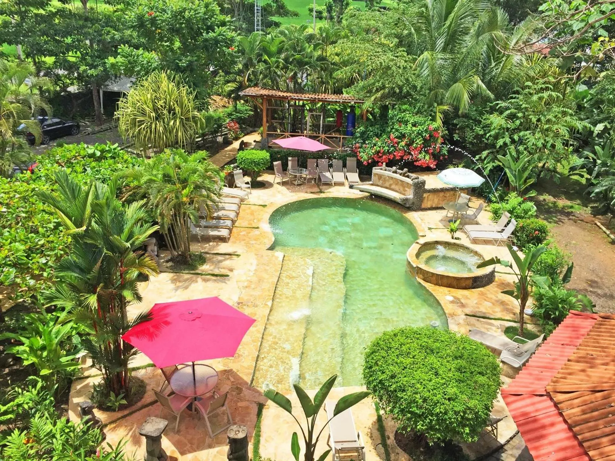 Bird's eye view in Pacifico Loft Hotel