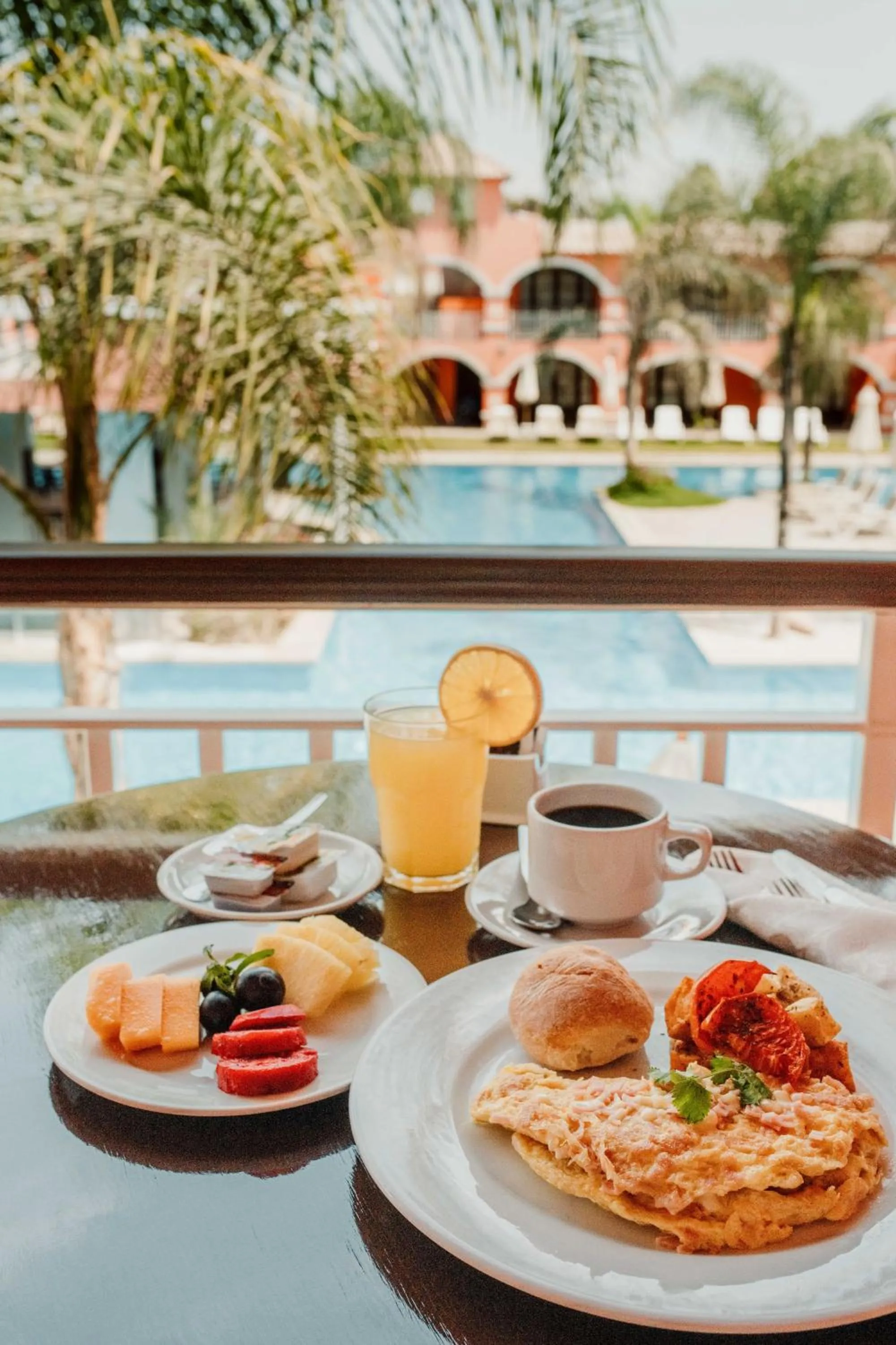 Breakfast in Hacienda San Juan Resort