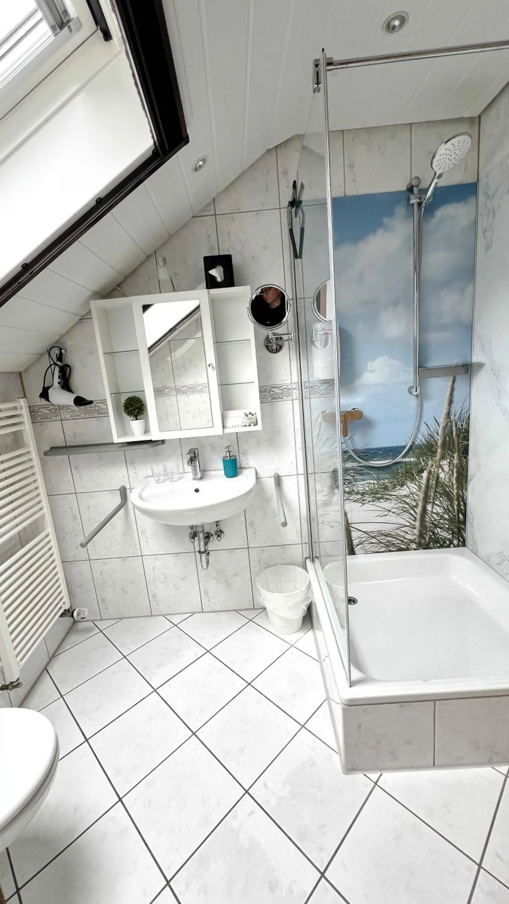 Bathroom in Hotel zur Loreley - Garni