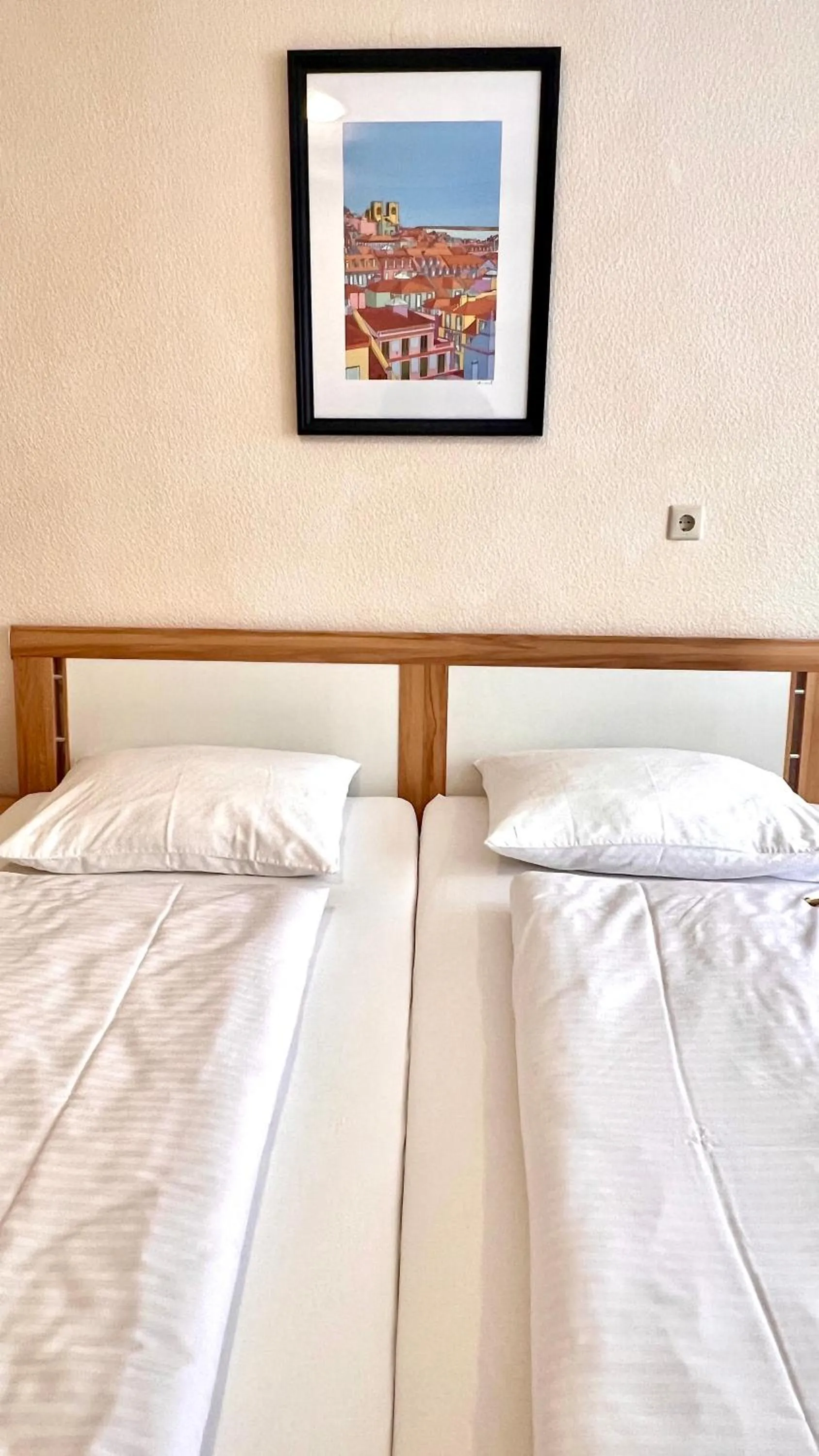 Bed in Hotel zur Loreley - Garni
