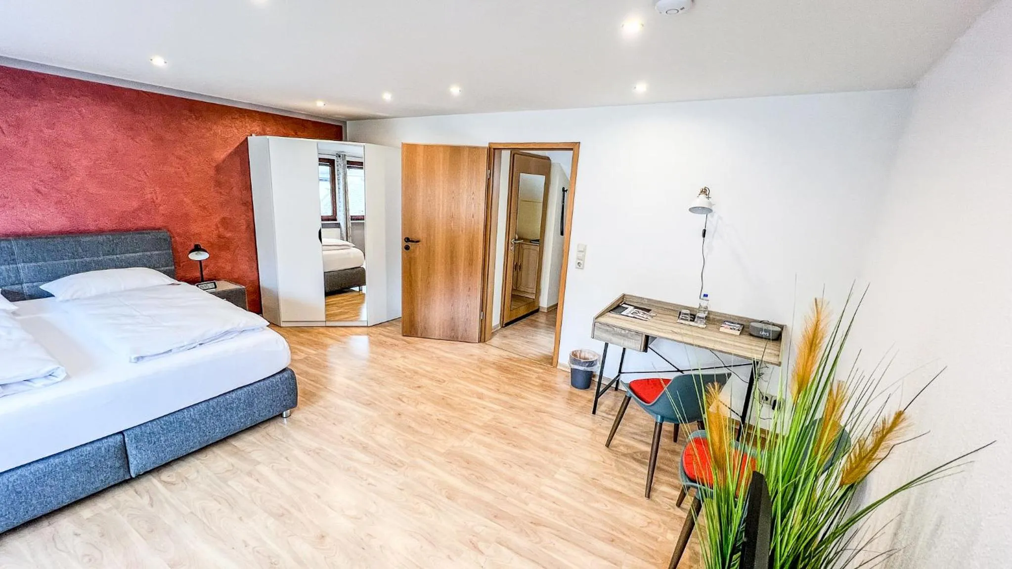 Bed in Hotel zur Loreley - Garni