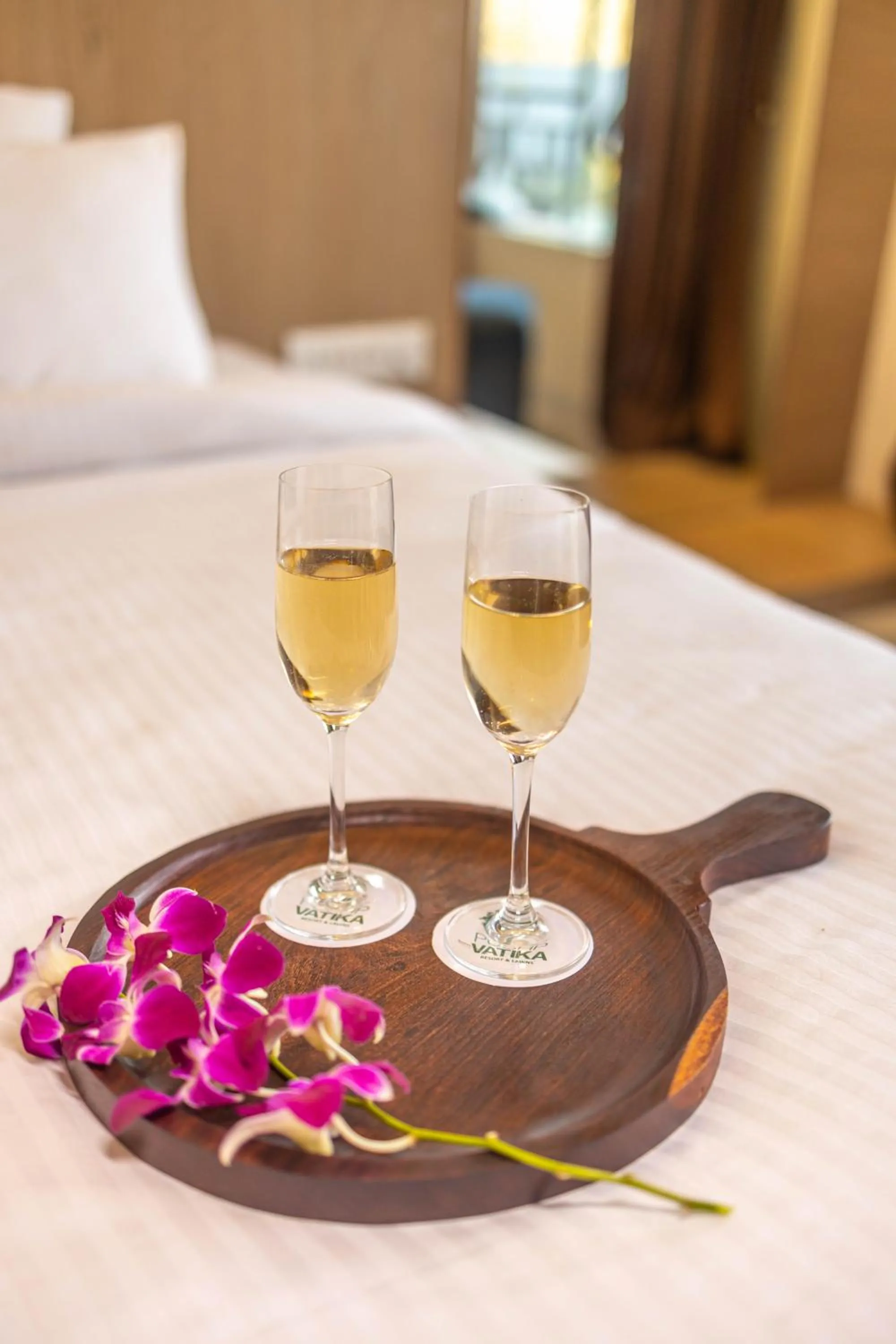 Bed in Pushp Vatika Resort & Lawns