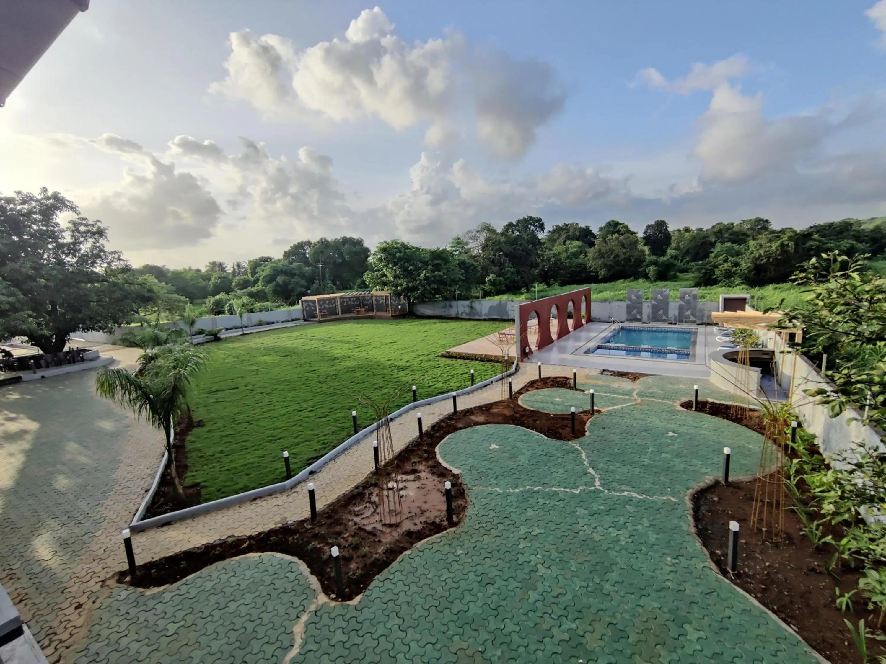 Bird's eye view in Pushp Vatika Resort & Lawns