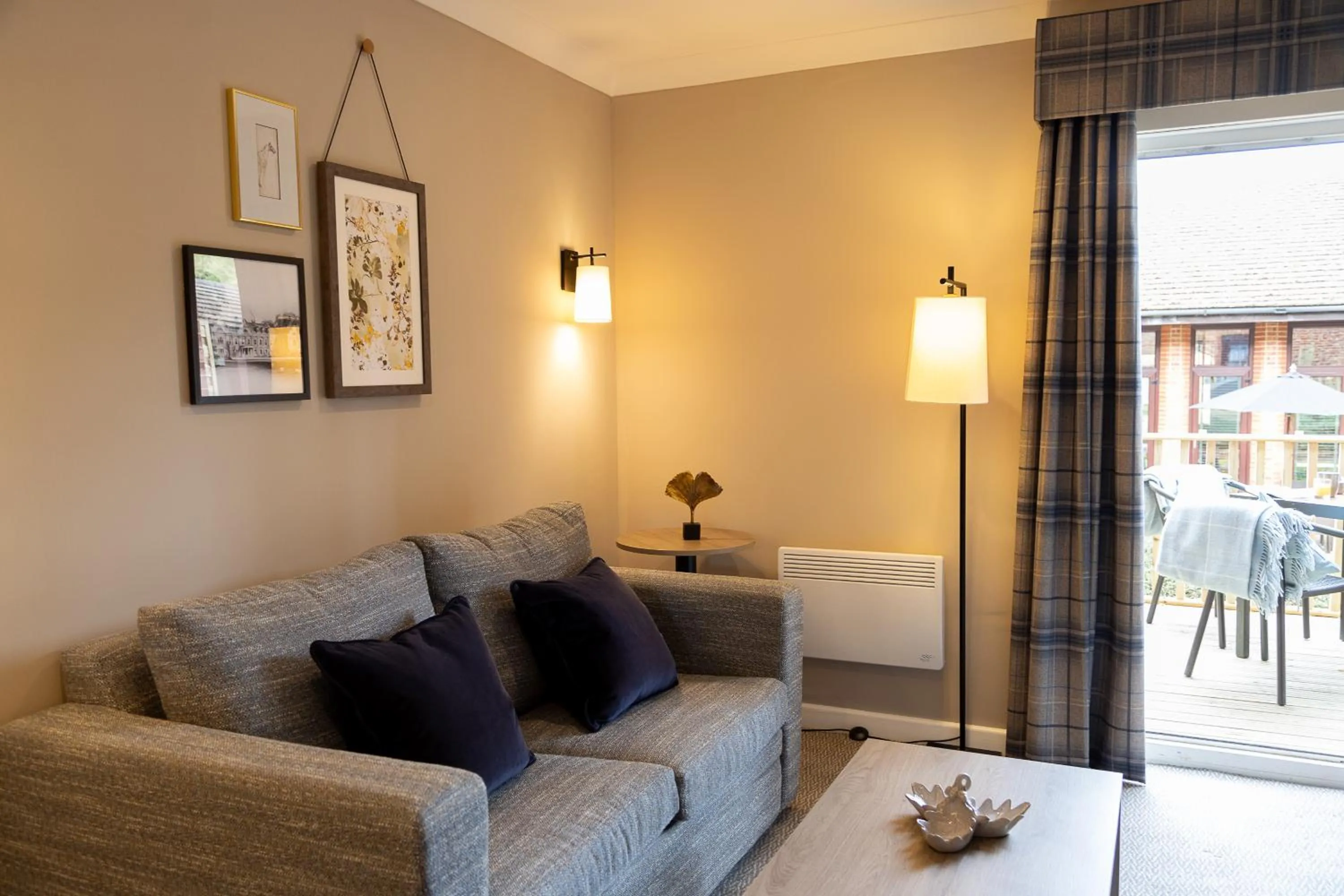 Seating area in De Vere Horsley Estate