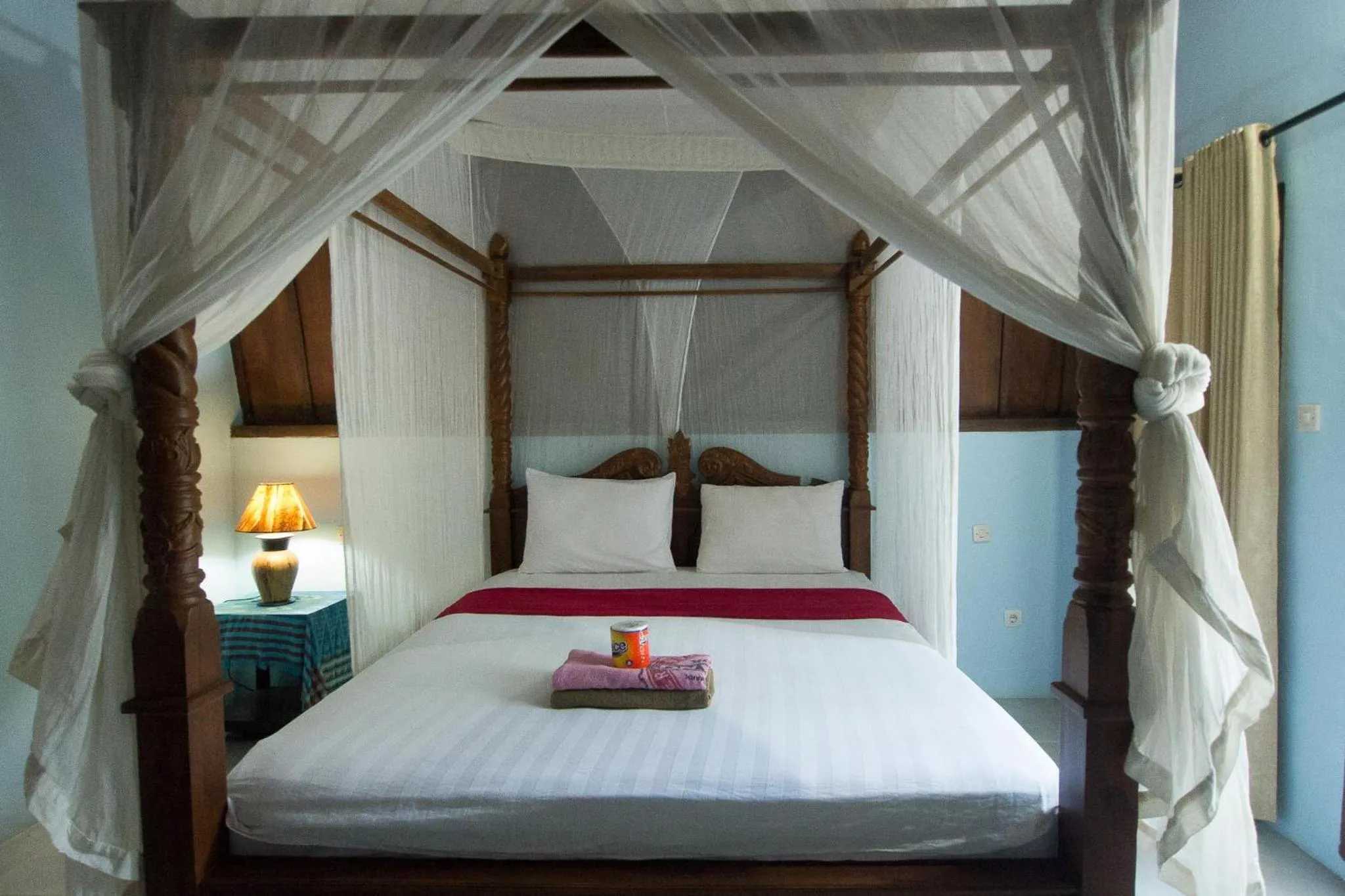 Bed in Ina Gili Guesthouse