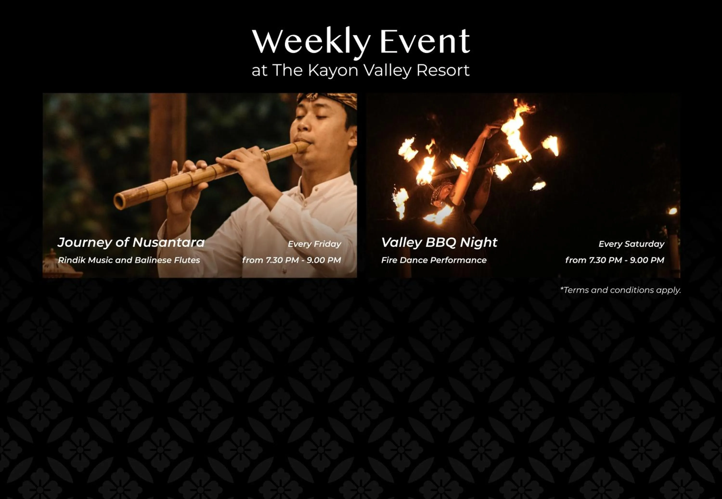 Activities in The Kayon Valley Resort