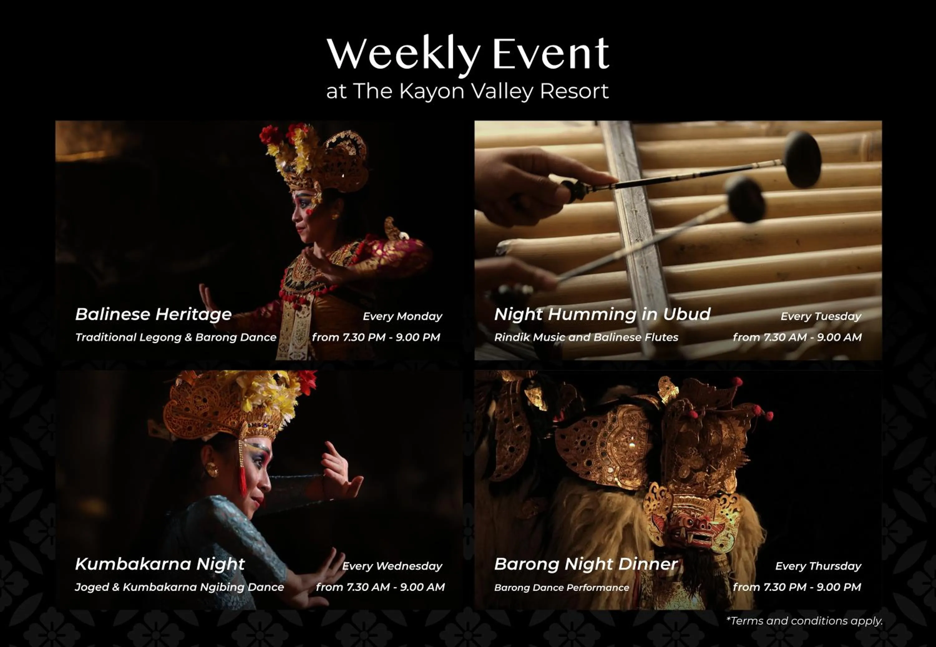 Activities in The Kayon Valley Resort