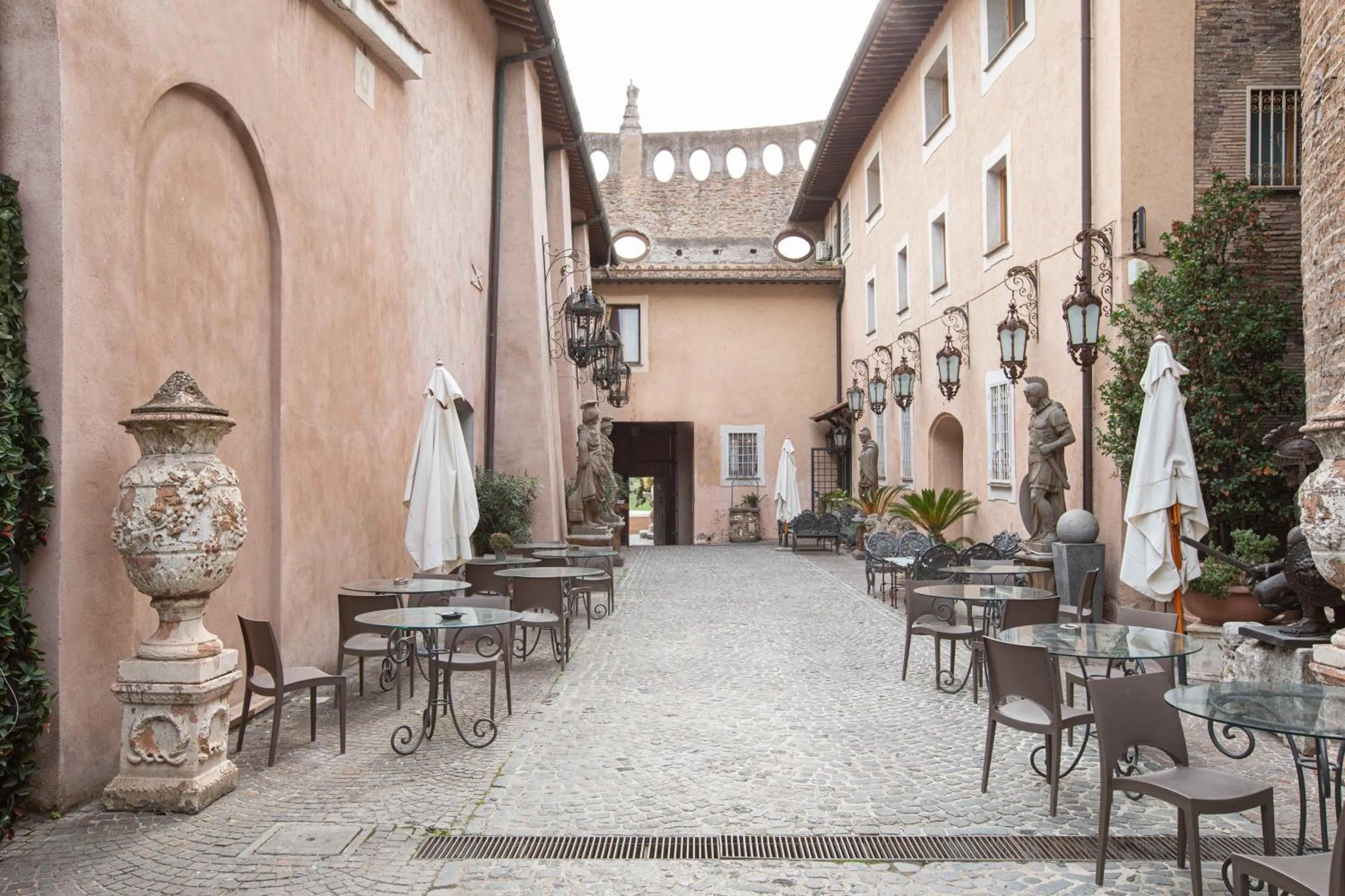 Inner courtyard view in Il Monastero Collection