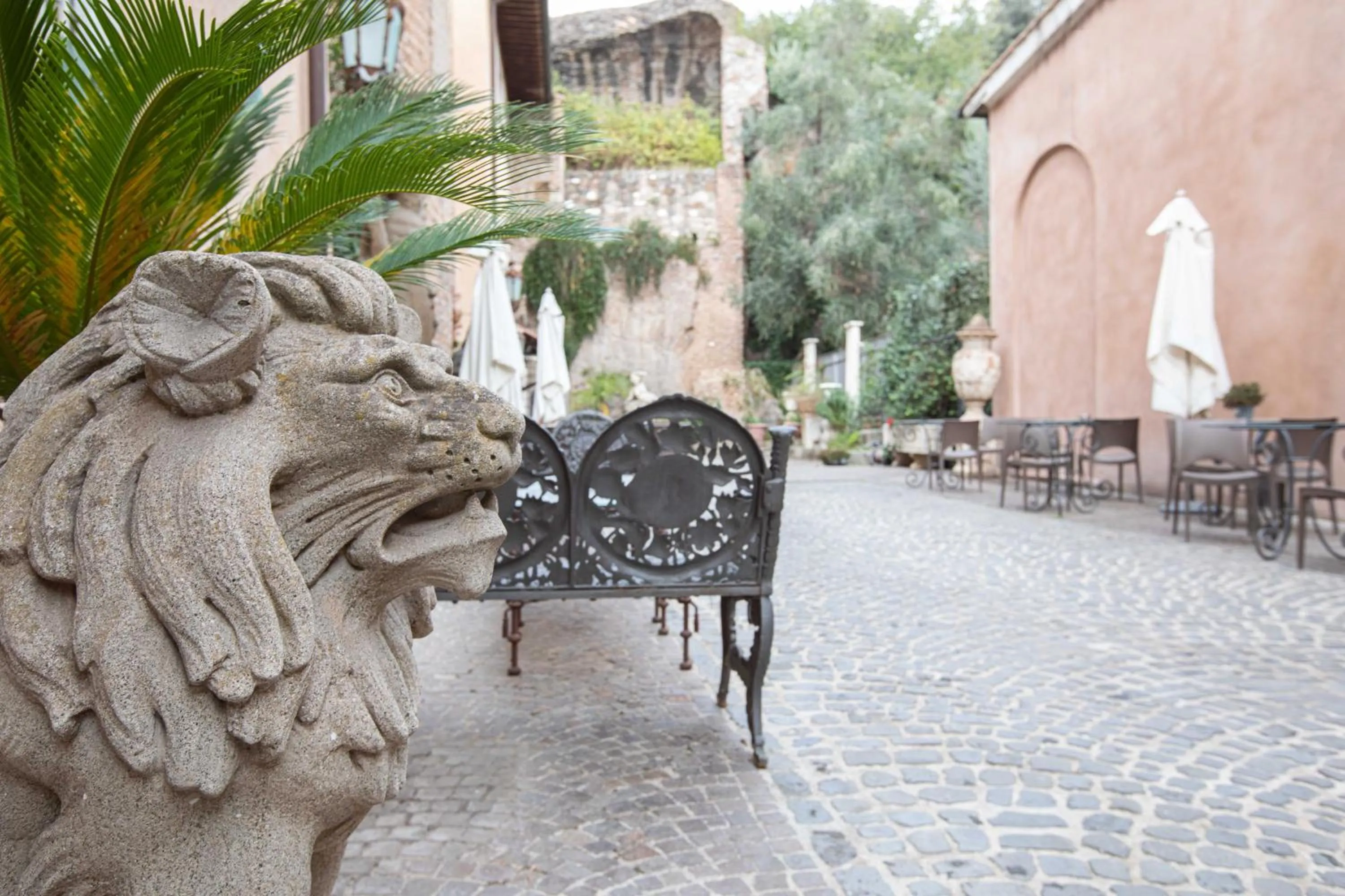 Inner courtyard view in Il Monastero Collection