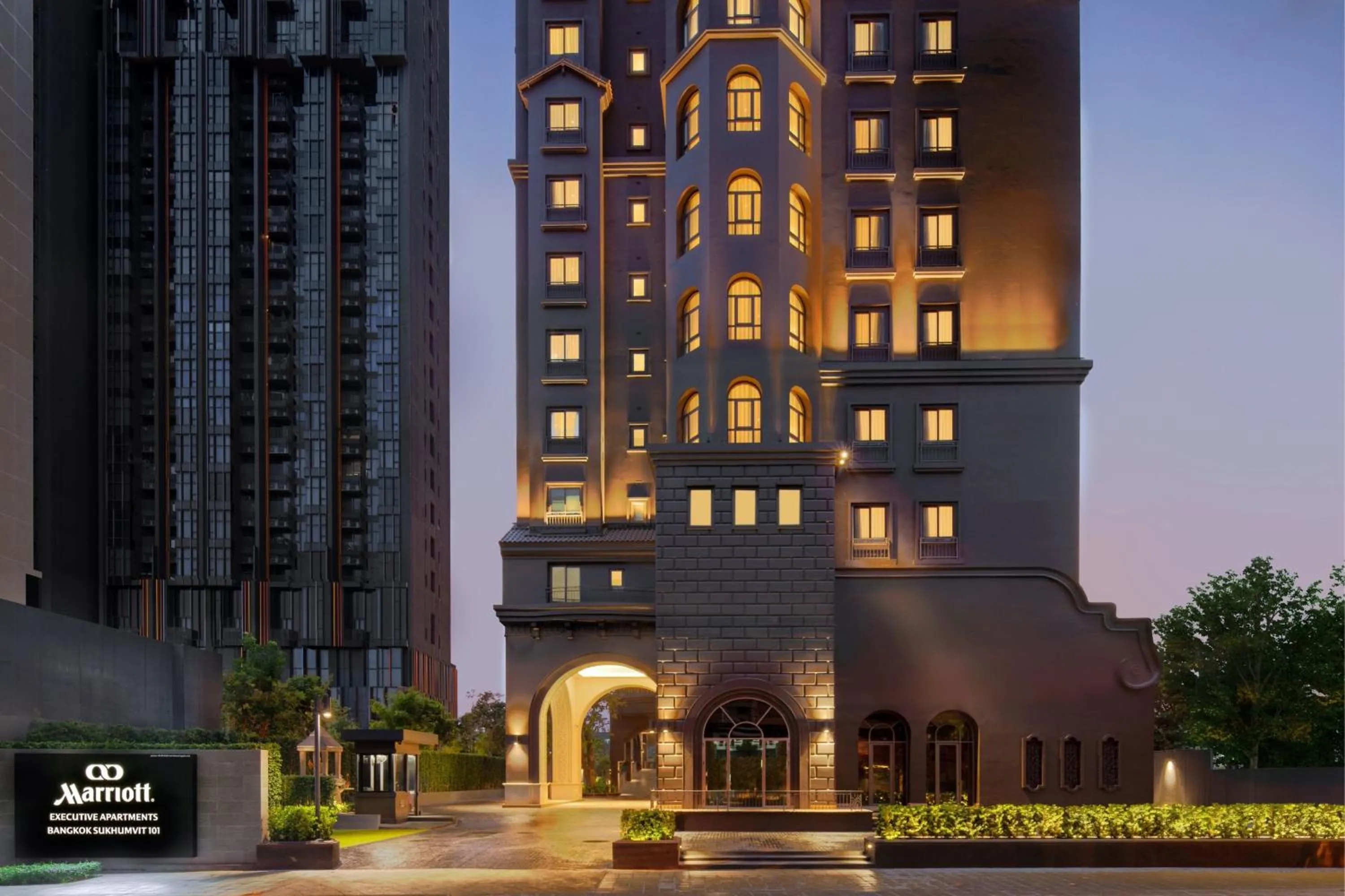 Property building in Marriott Executive Apartments Bangkok, Sukhumvit 101