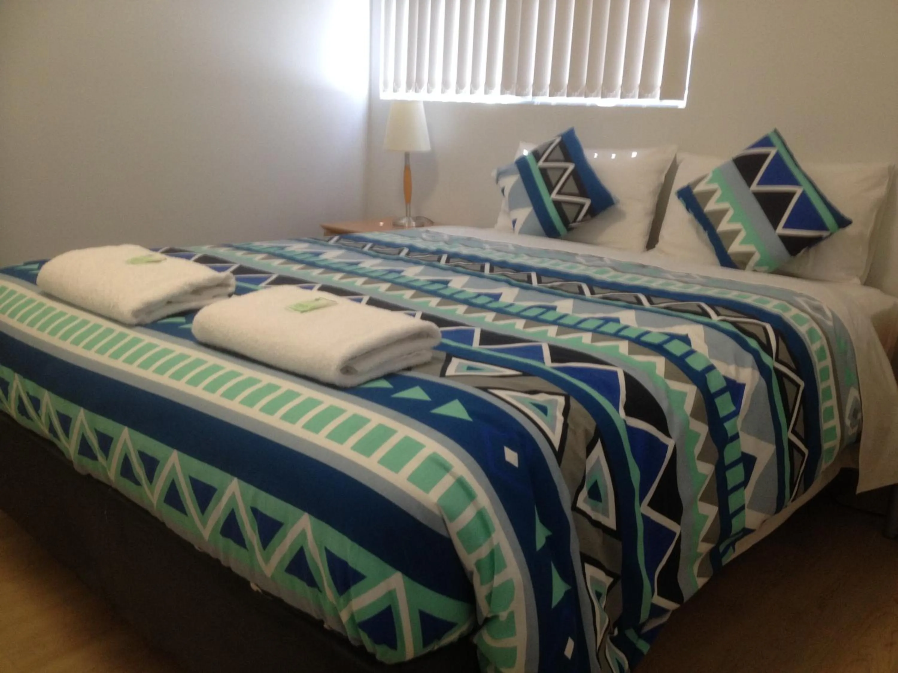 Bed in Mandurah Ocean Marina Chalets