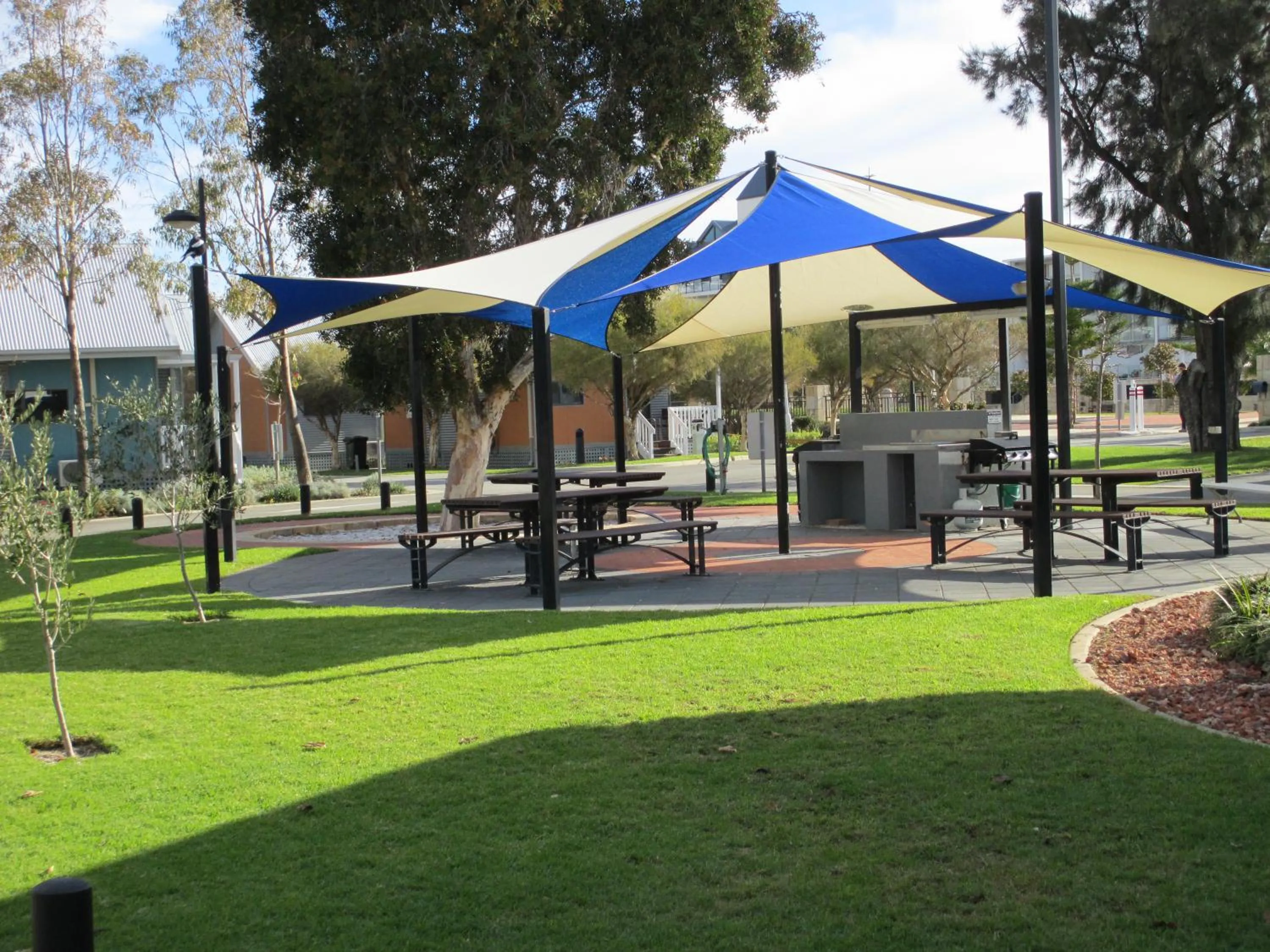 BBQ facilities in Mandurah Ocean Marina Chalets
