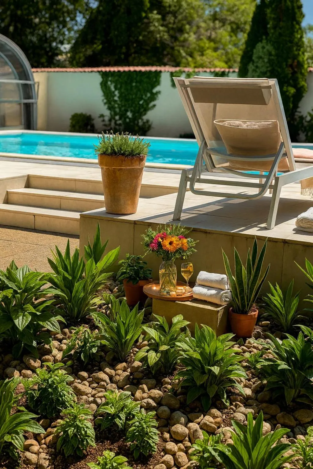 Garden in Amfora Panzió