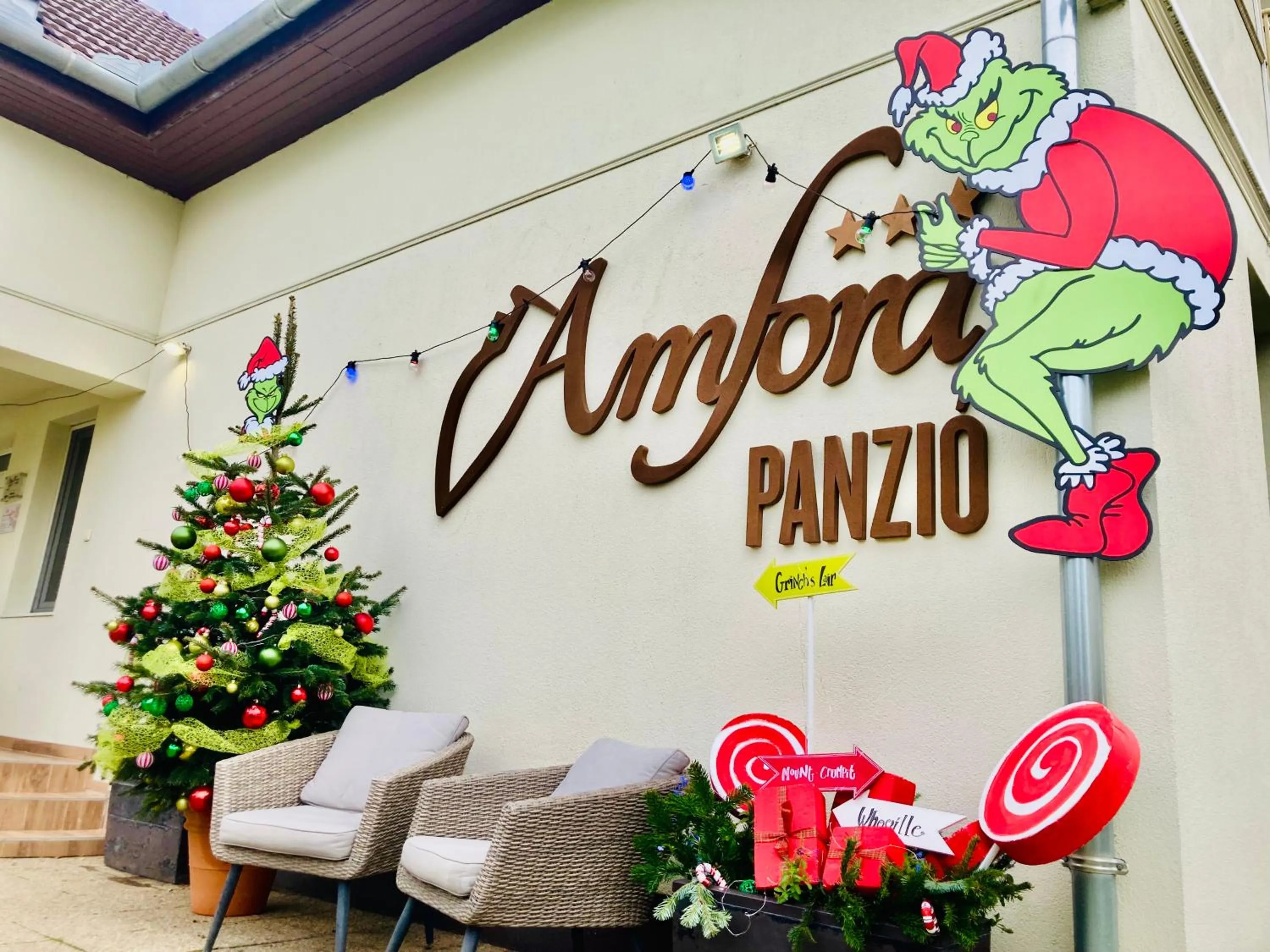 Garden in Amfora Panzió