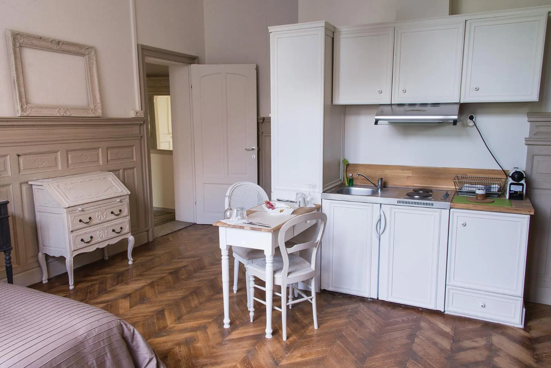 Kitchen or kitchenette in Hotel Saint Georges