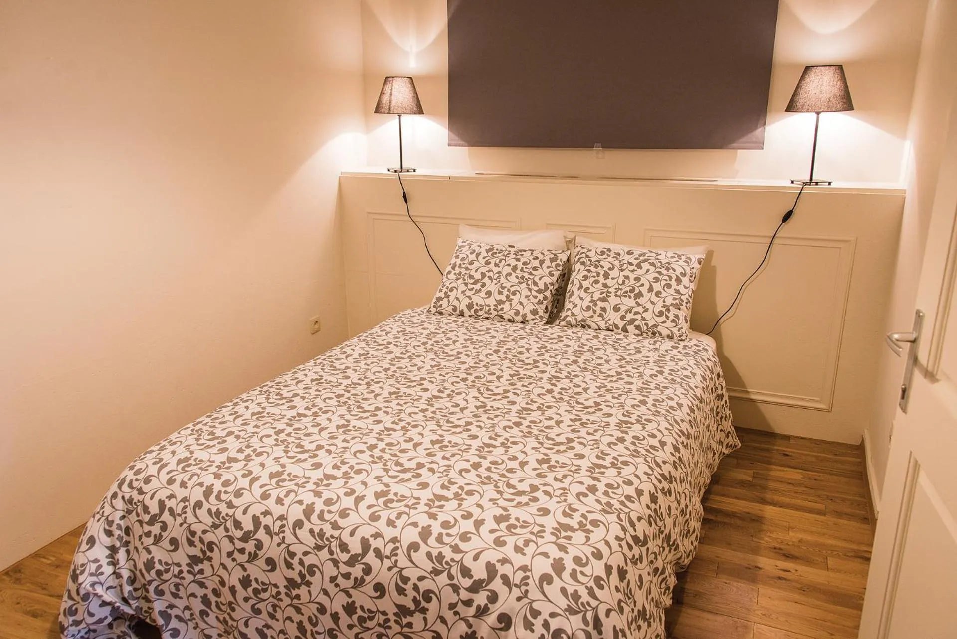 Bed in Hotel Saint Georges