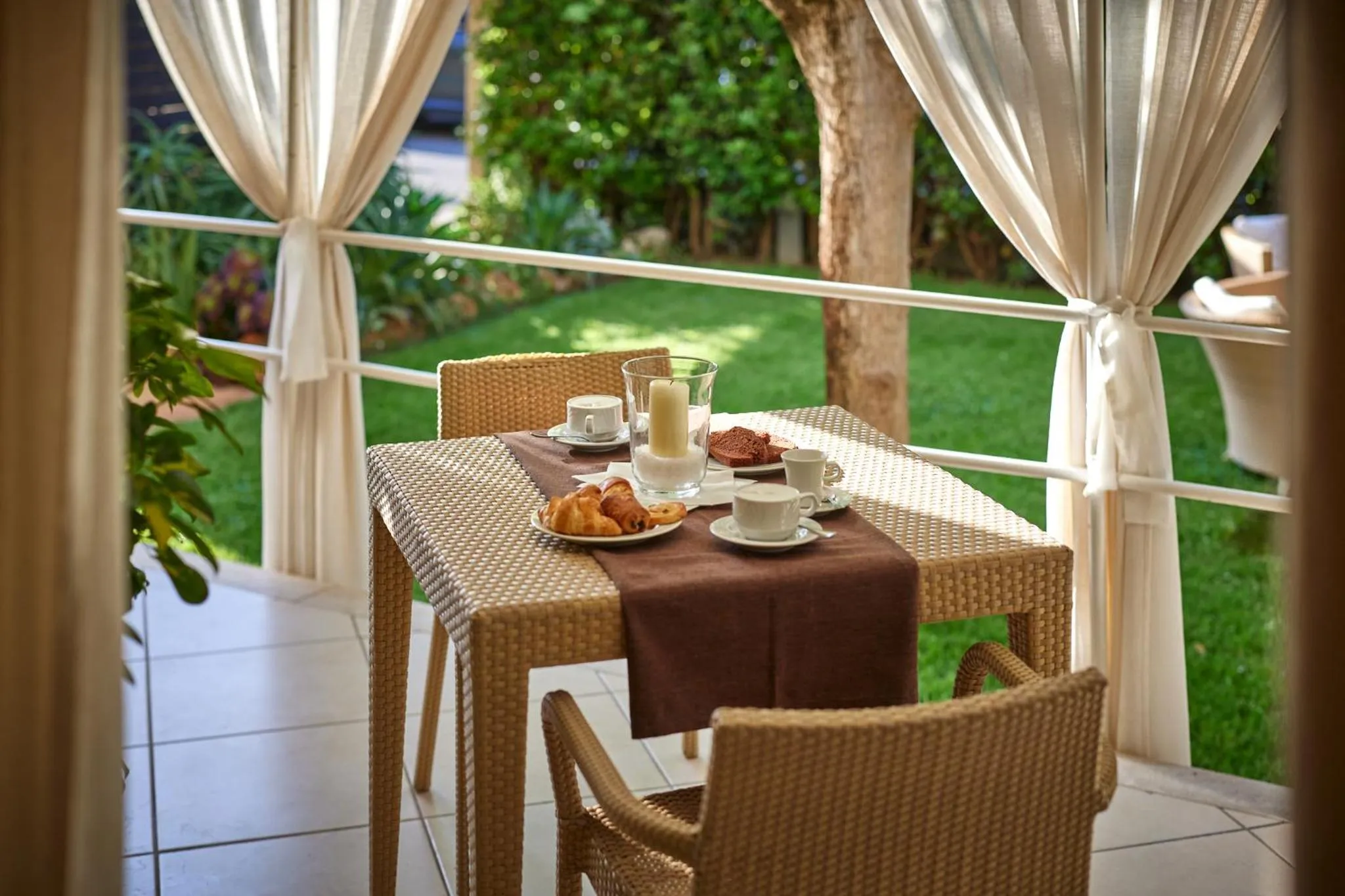 Garden in Hotel Crystal