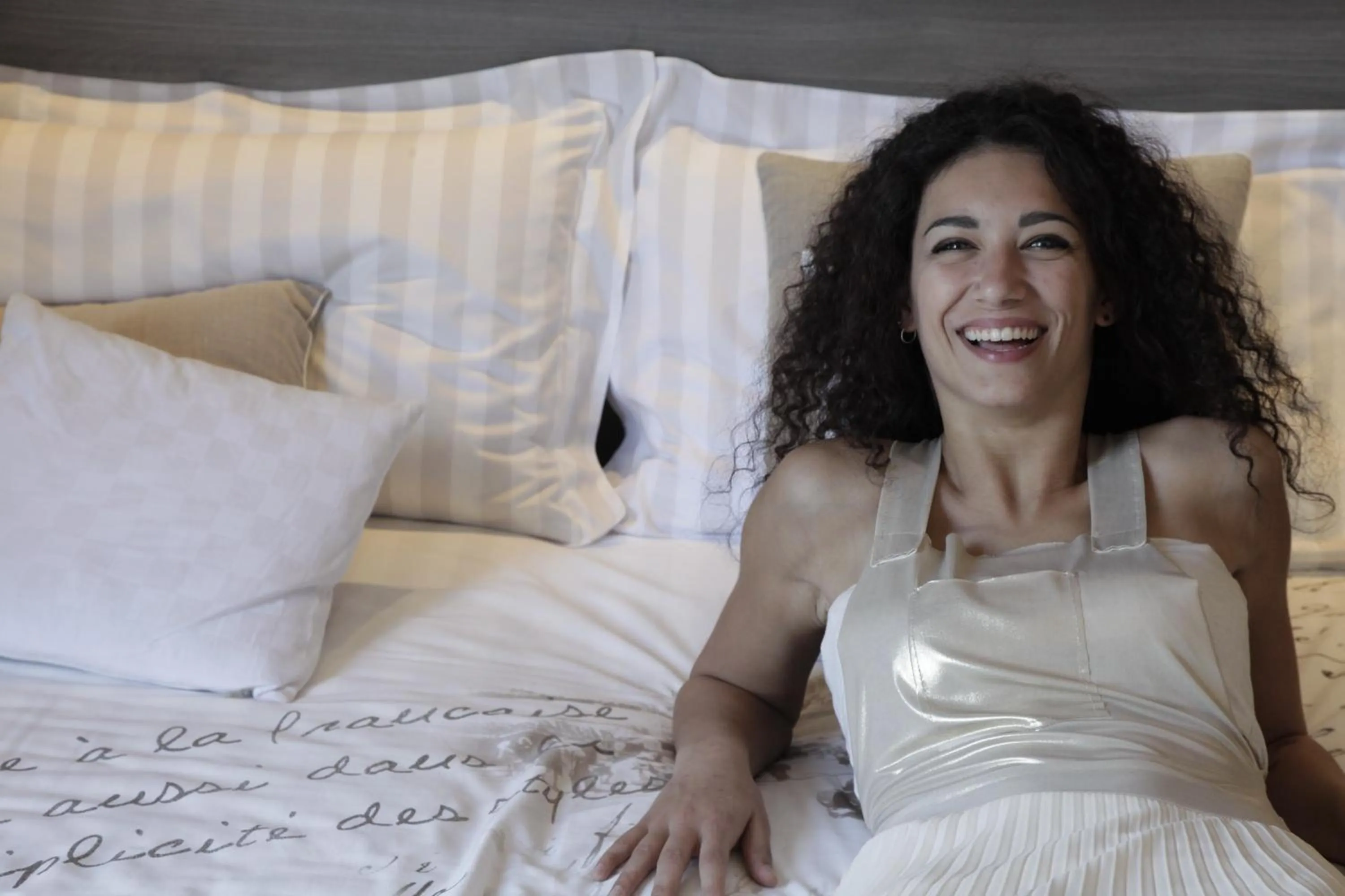 Bed in Hotel Crystal