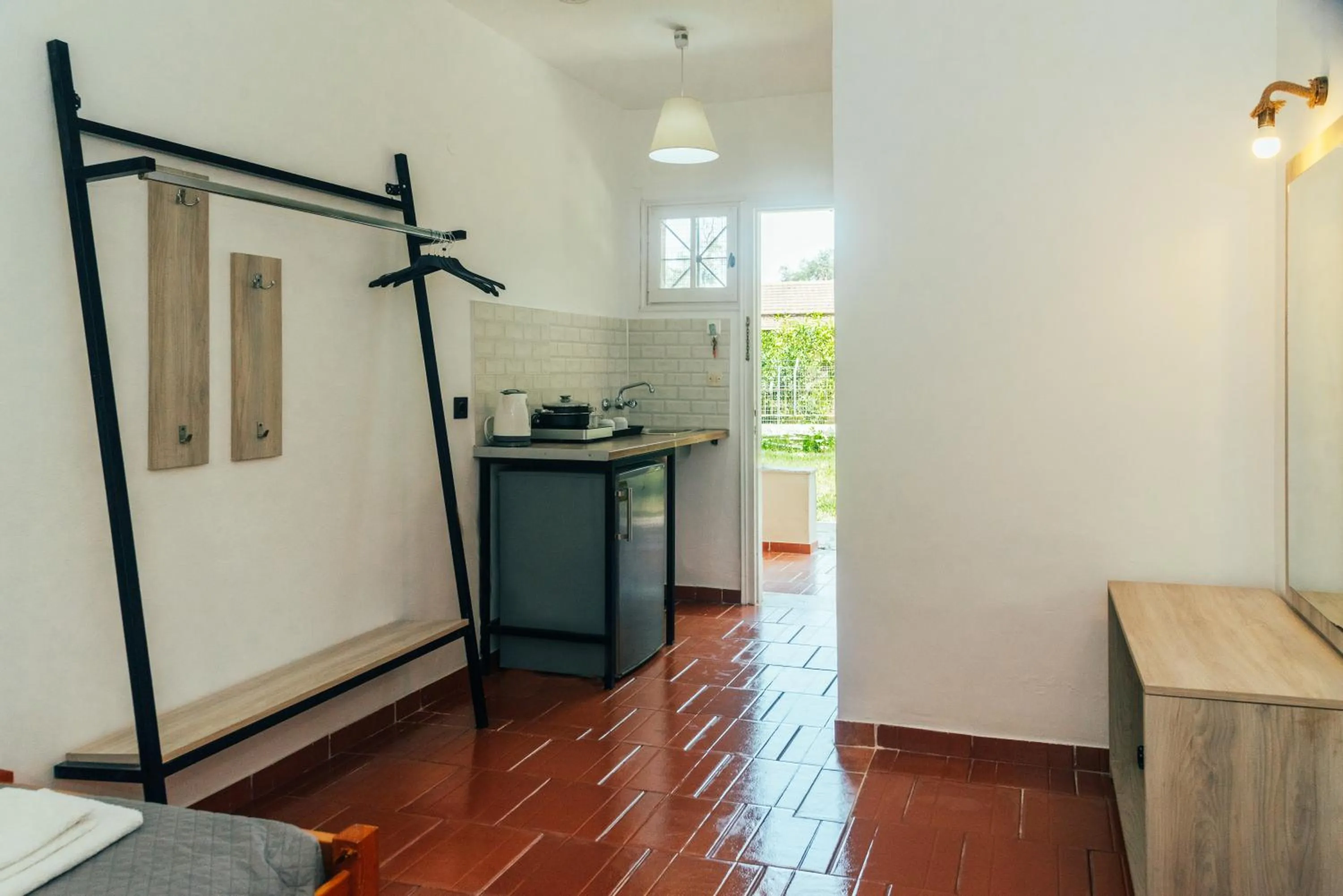 Kitchen or kitchenette in Kalypso studio Resorts