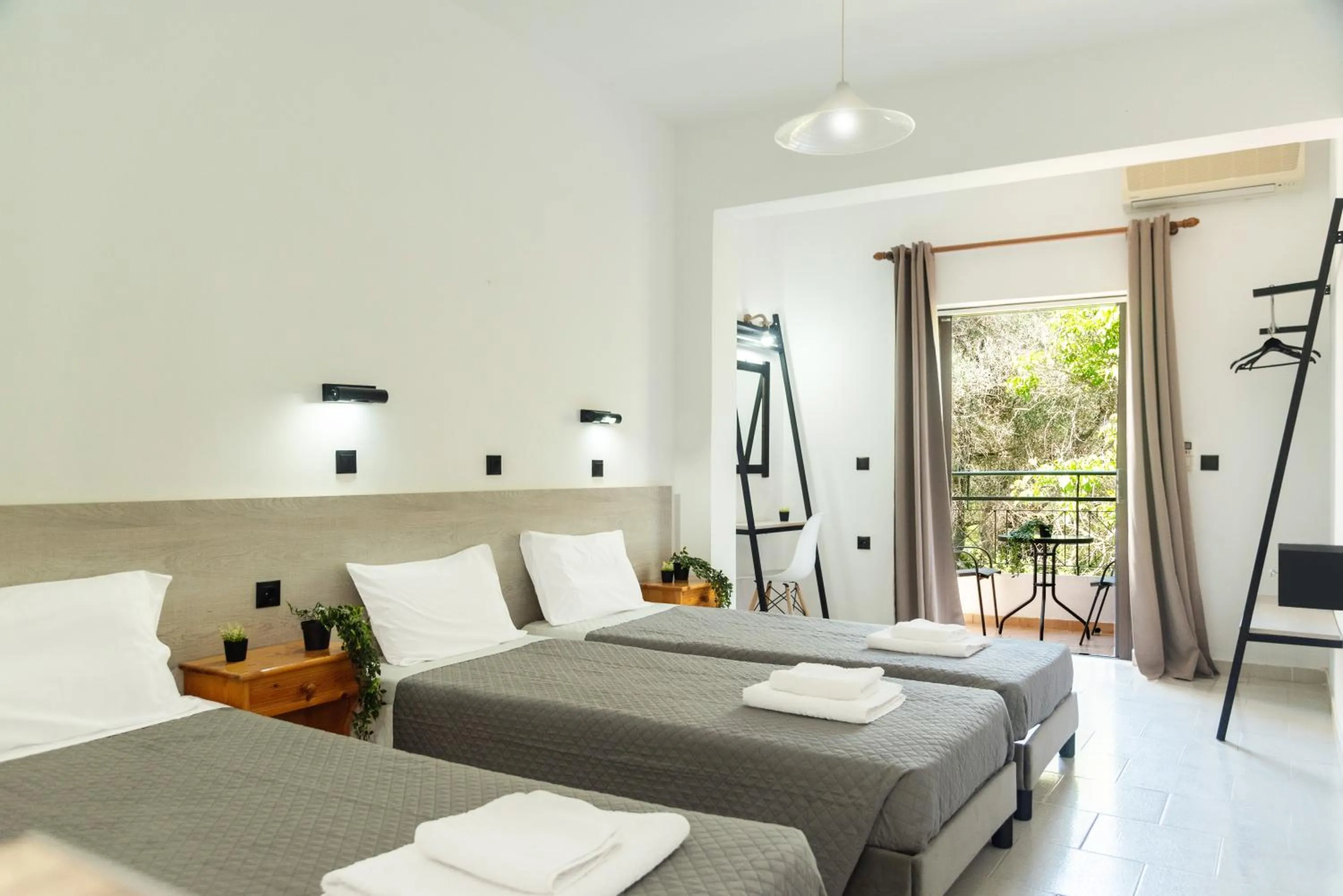 Bed in Kalypso studio Resorts