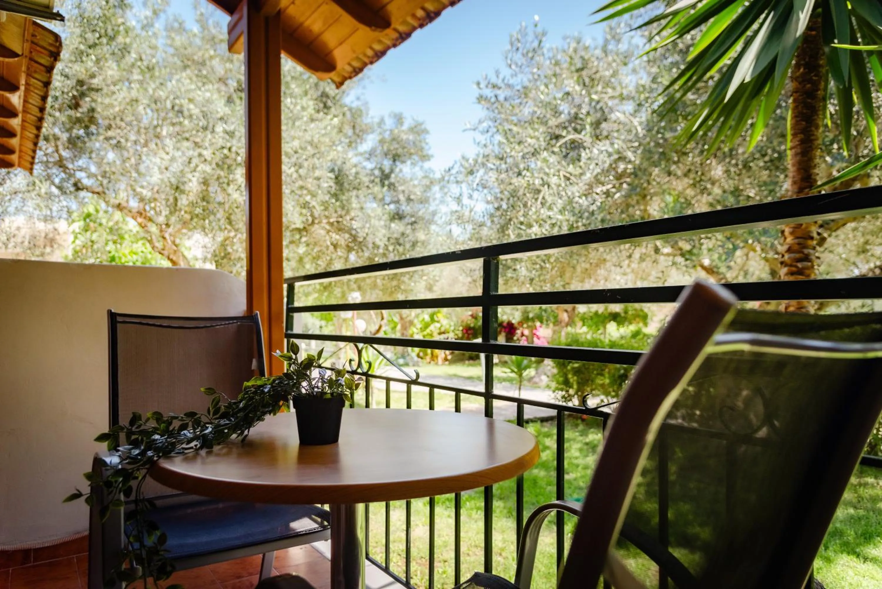 Balcony/Terrace in Kalypso studio Resorts