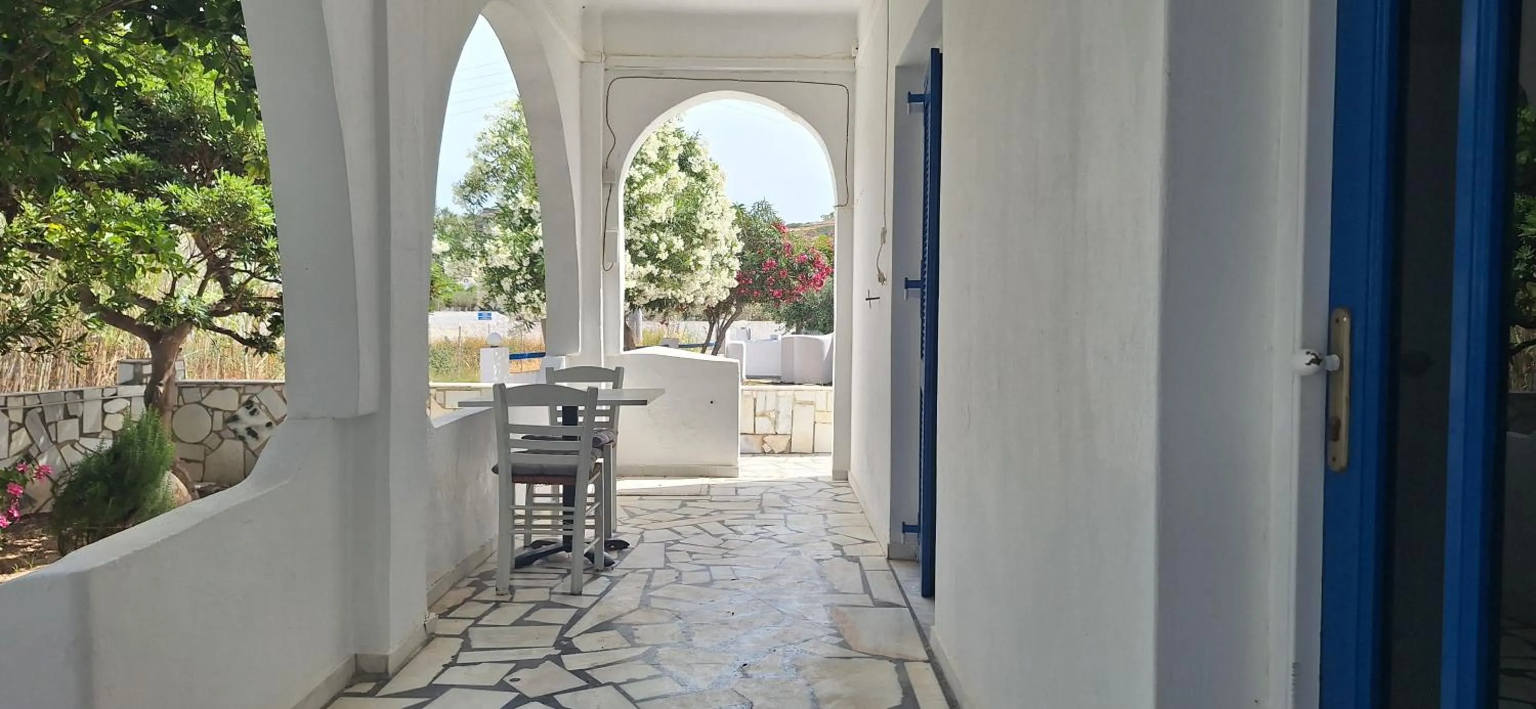 Balcony/Terrace in Εvi Evan Hotel