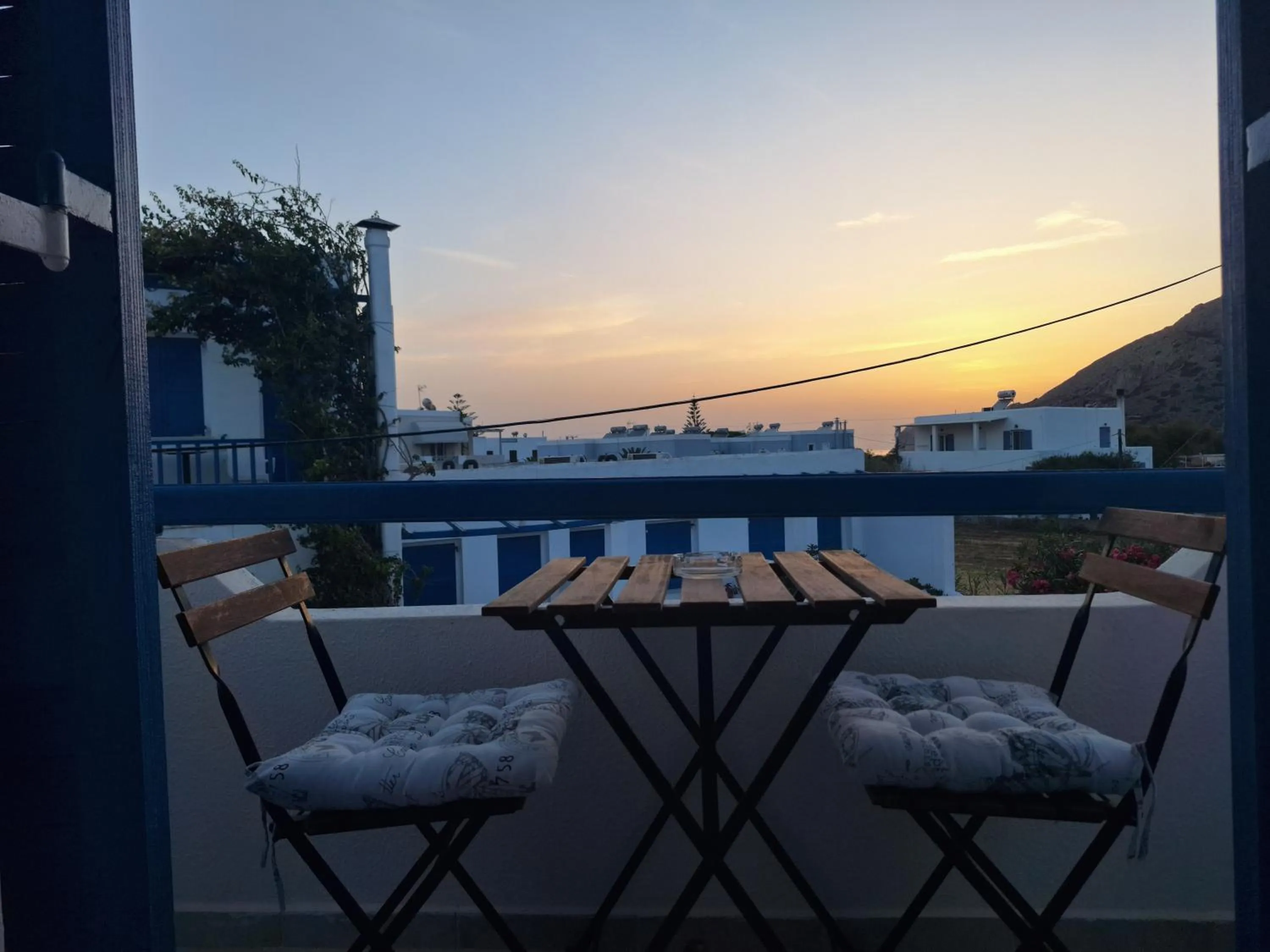 Balcony/Terrace in Εvi Evan Hotel