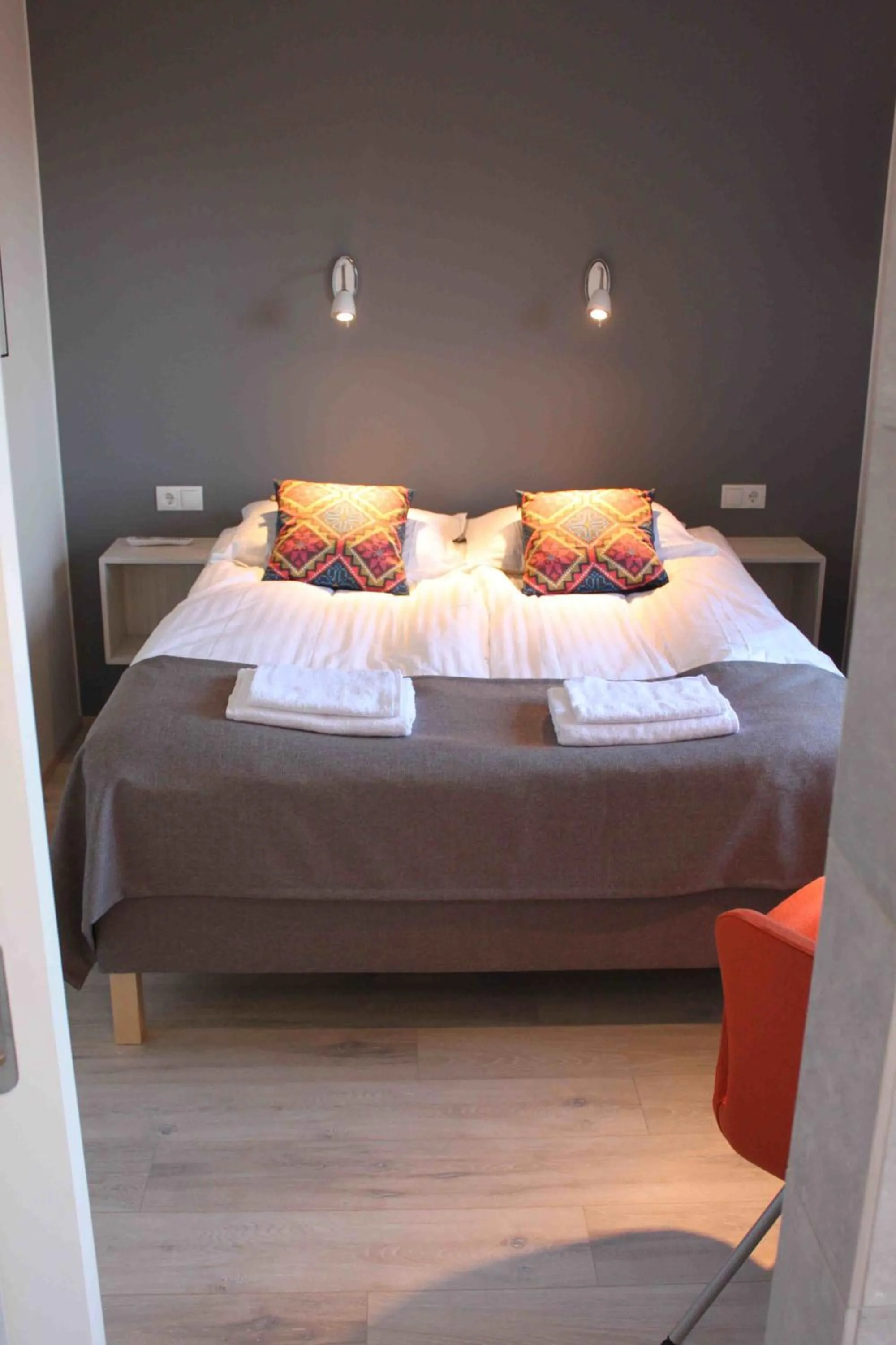 Property building, Bed in Brekkugerdi Guesthouse