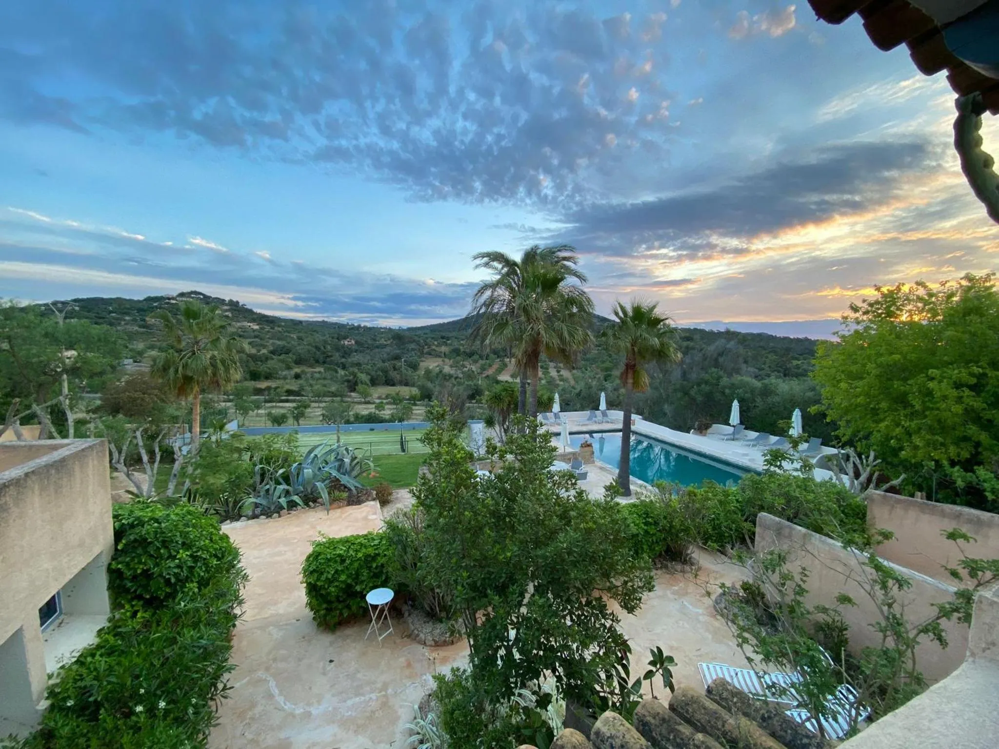 Garden view in Son Vent