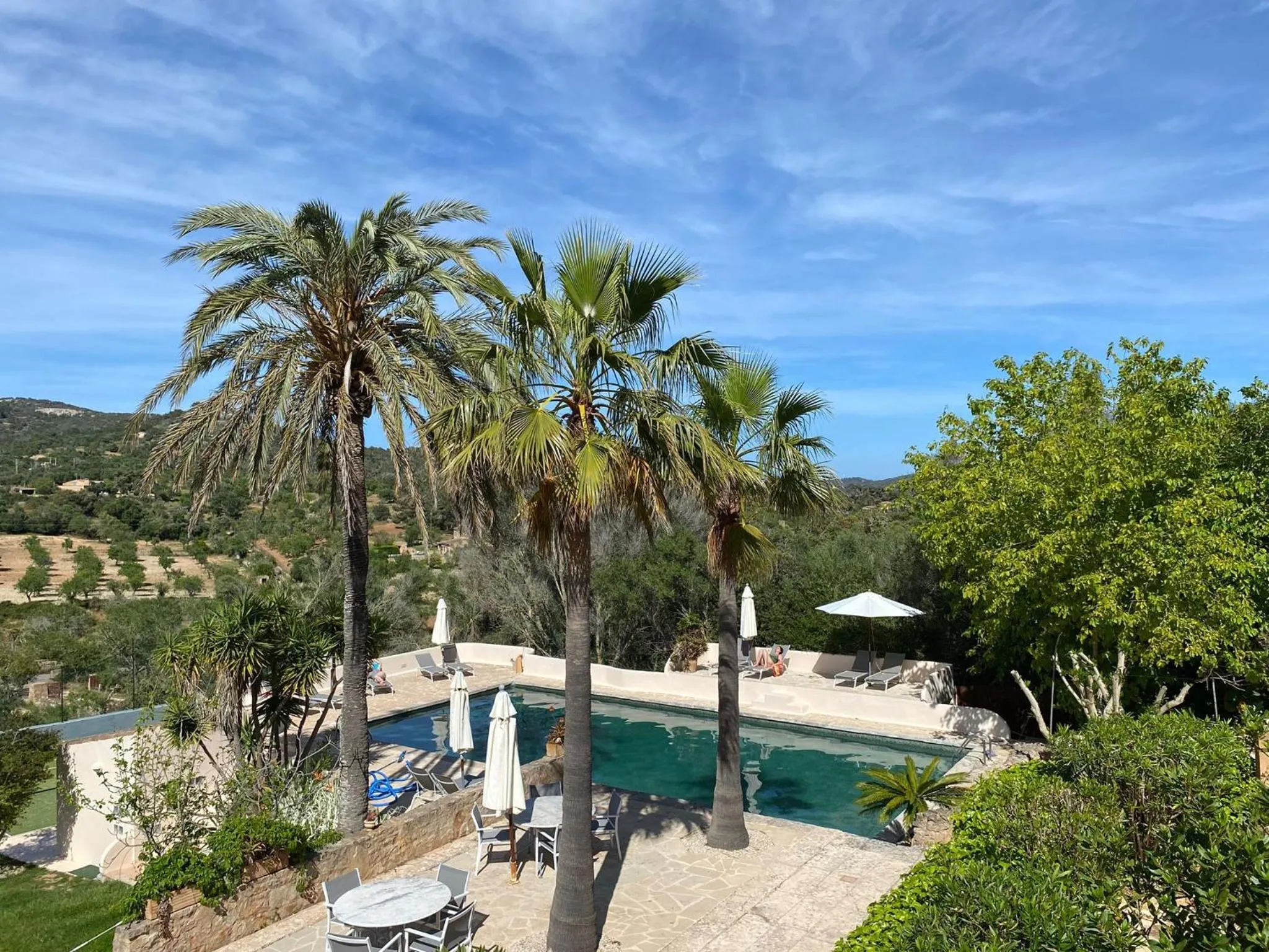 Garden view in Son Vent