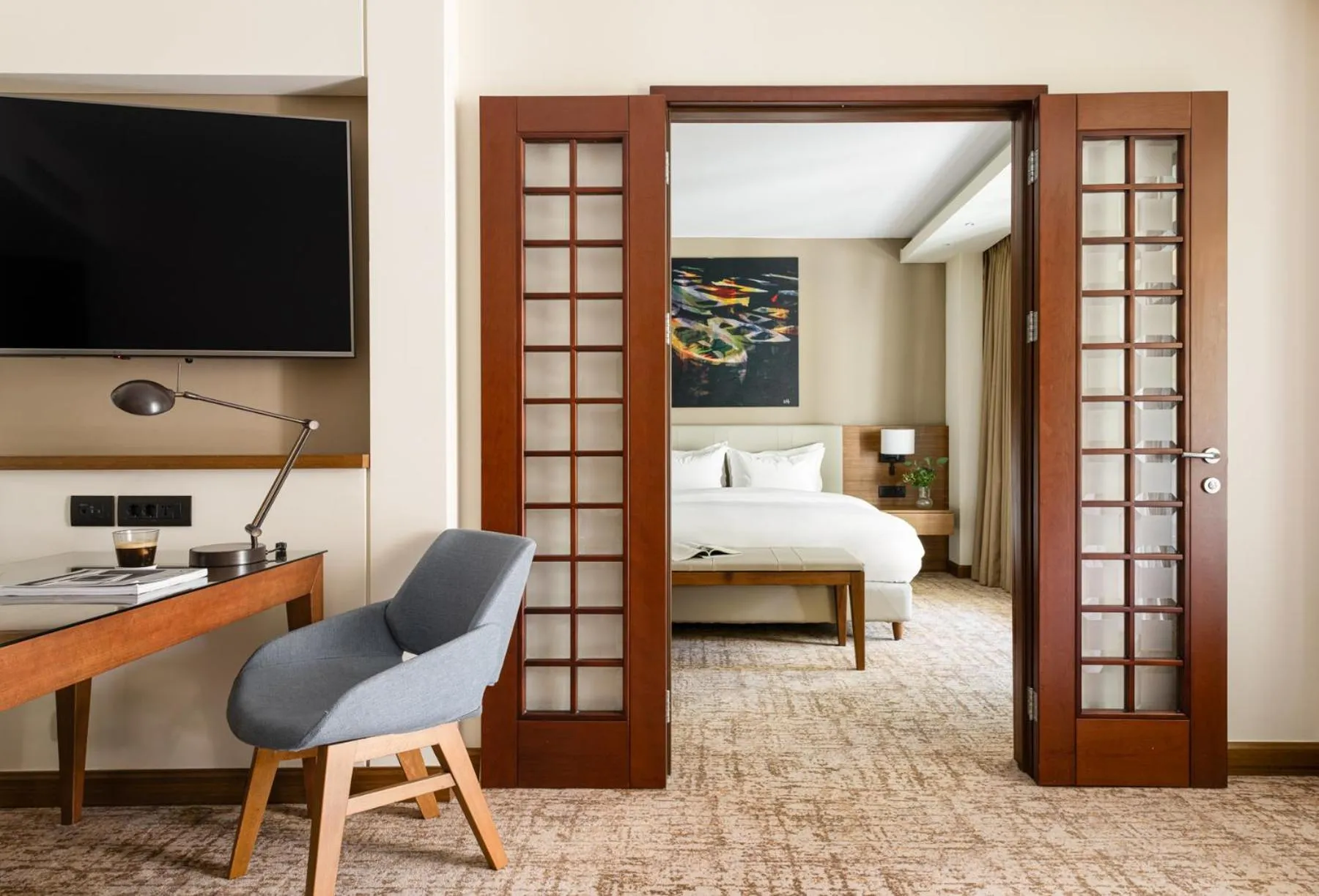 Bedroom, Bed in Hyatt Regency Thessaloniki