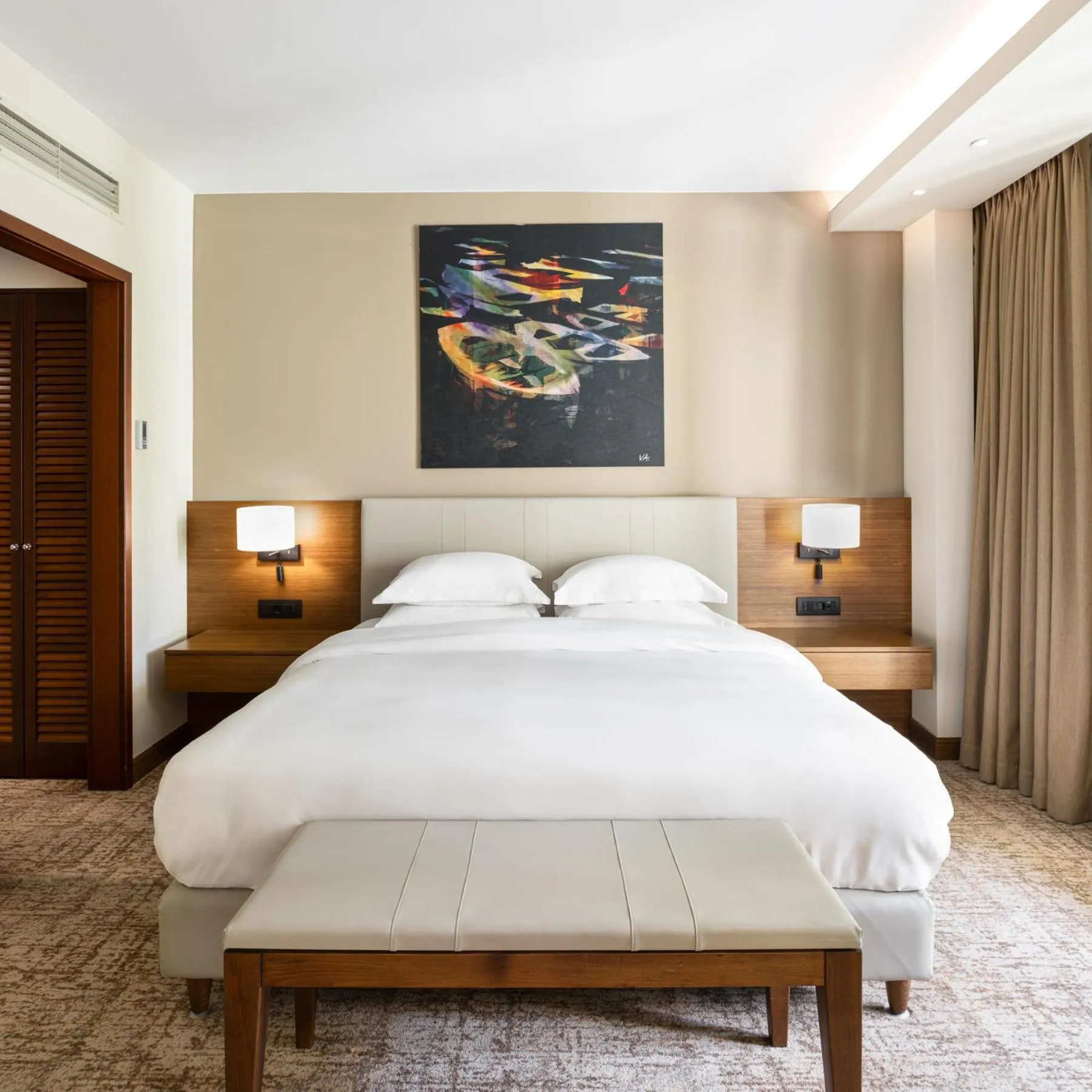 Bed in Hyatt Regency Thessaloniki