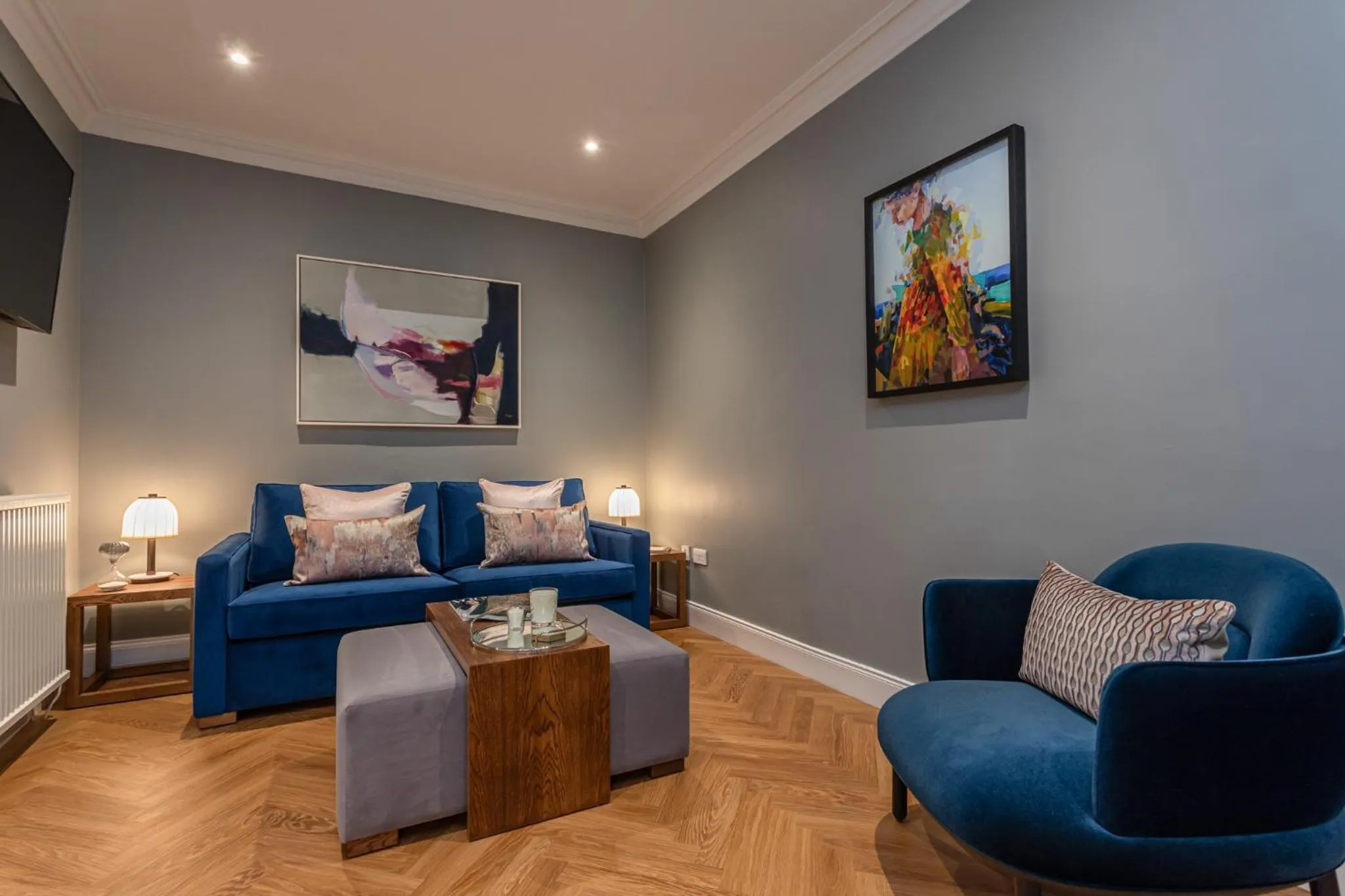 Living room in The Scott