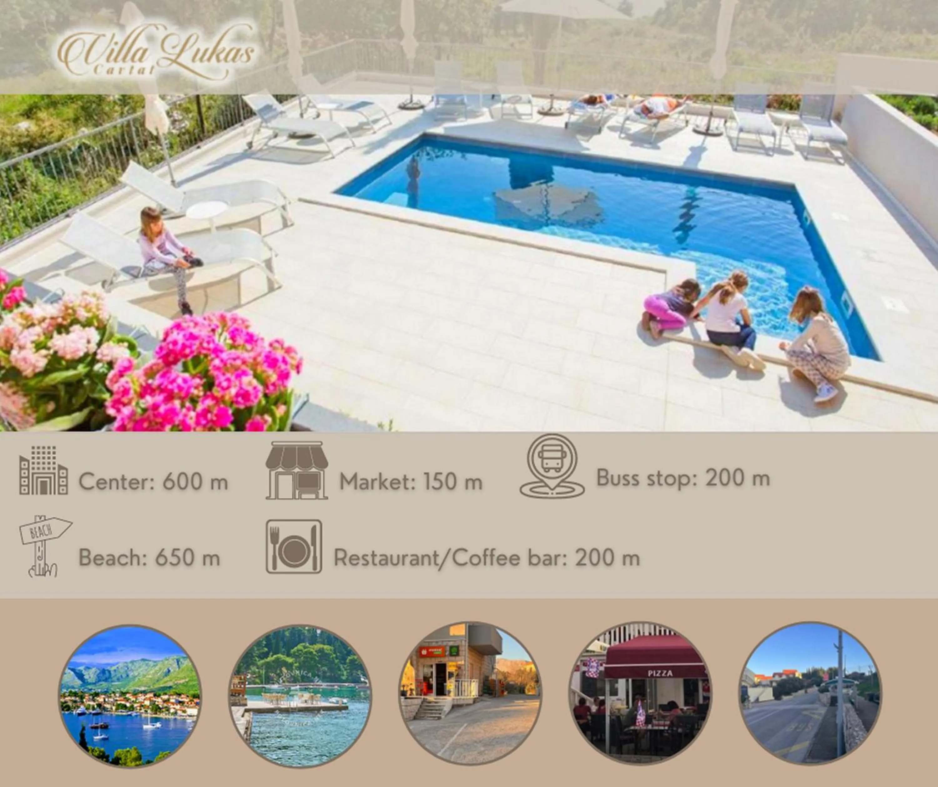 Property building in Apartments Villa Lukas