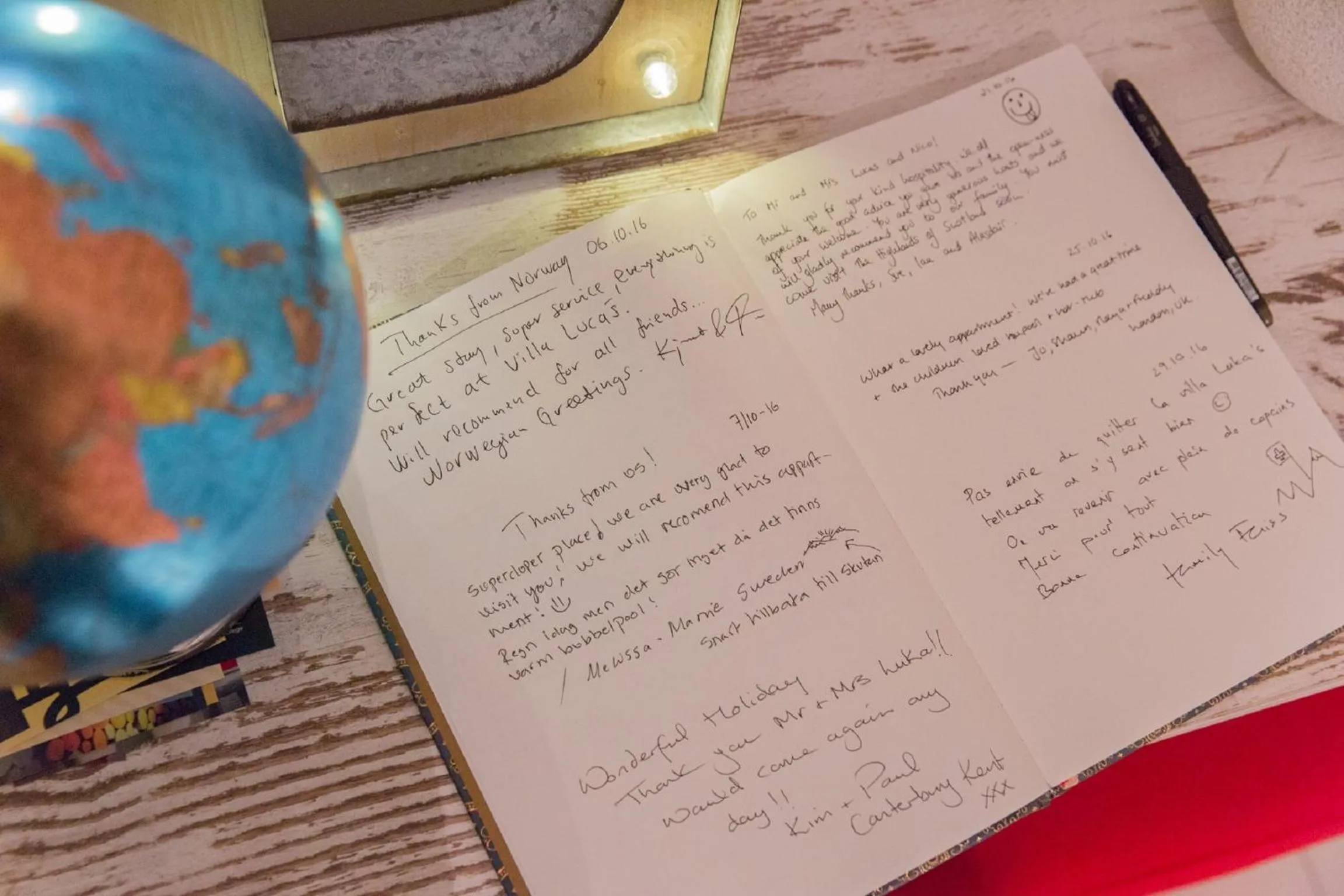 Decorative detail in Apartments Villa Lukas