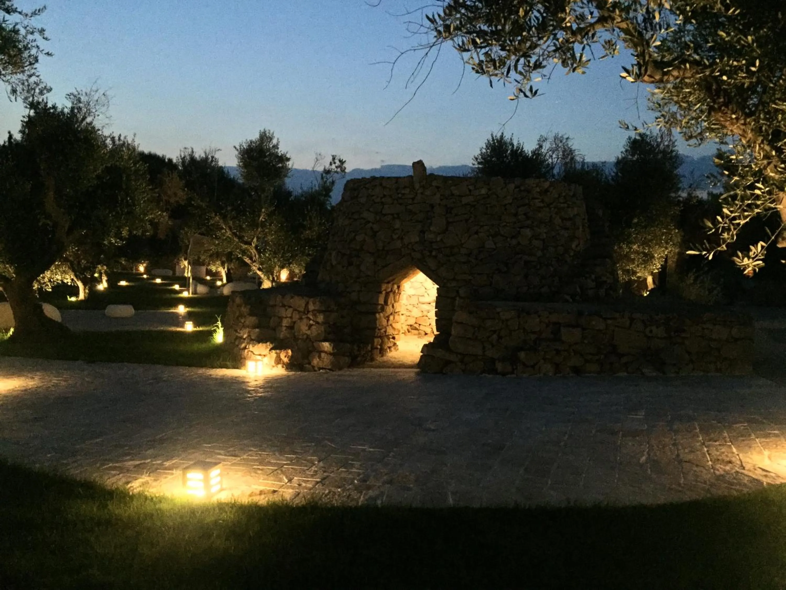 Decorative detail in Masseria Relais Santa Teresa